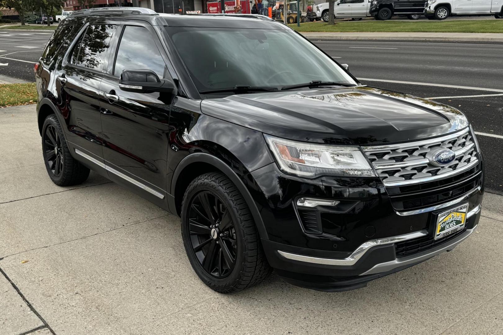 2018 Black /Black Ford Explorer Limited (1FM5K8F8XJG) with an V6 3.5 LIter engine, Automatic transmission, located at 2304 W. Main St., Boise, ID, 83702, (208) 342-7777, 43.622105, -116.218658 - Dual Panoramic Sunroof! Highly Optioned Explorer! - Photo#2