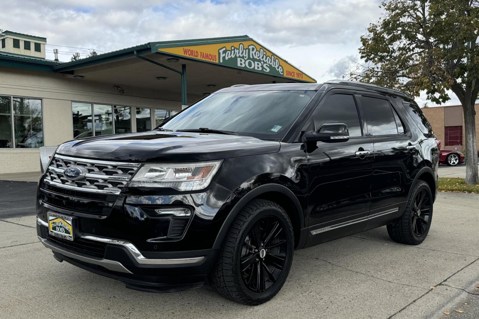 2018 Black /Black Ford Explorer Limited (1FM5K8F8XJG) with an V6 3.5 LIter engine, Automatic transmission, located at 2304 W. Main St., Boise, ID, 83702, (208) 342-7777, 43.622105, -116.218658 - Dual Panoramic Sunroof! Highly Optioned Explorer! - Photo#0