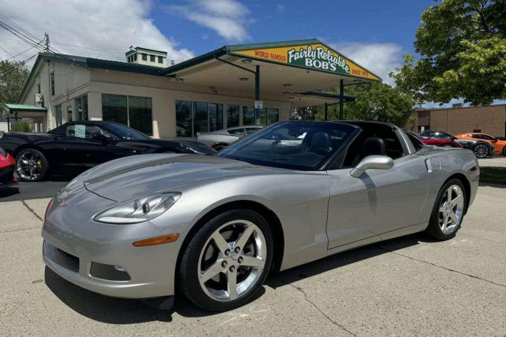 2006 Silver /Black Chevrolet Corvette Coupe 3LT (1G1YY26U165) with an V8 6.0 Liter engine, Automatic transmission, located at 2304 W. Main St., Boise, ID, 83702, (208) 342-7777, 43.622105, -116.218658 - Outstanding Condition! Ready For Fun! - Photo#0
