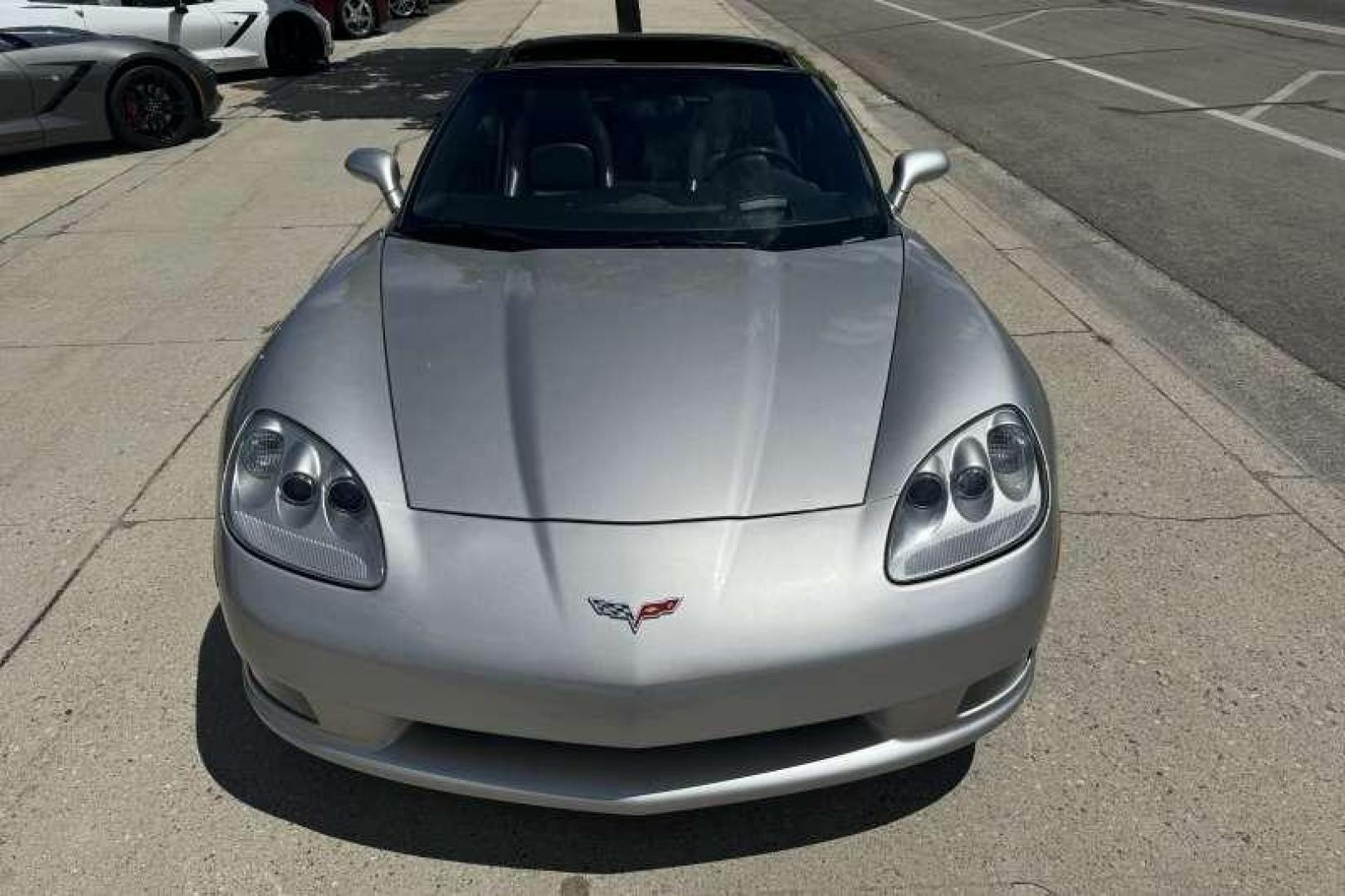 2006 Silver /Black Chevrolet Corvette Coupe 3LT (1G1YY26U165) with an V8 6.0 Liter engine, Automatic transmission, located at 2304 W. Main St., Boise, ID, 83702, (208) 342-7777, 43.622105, -116.218658 - Outstanding Condition! Ready For Fun! - Photo#3