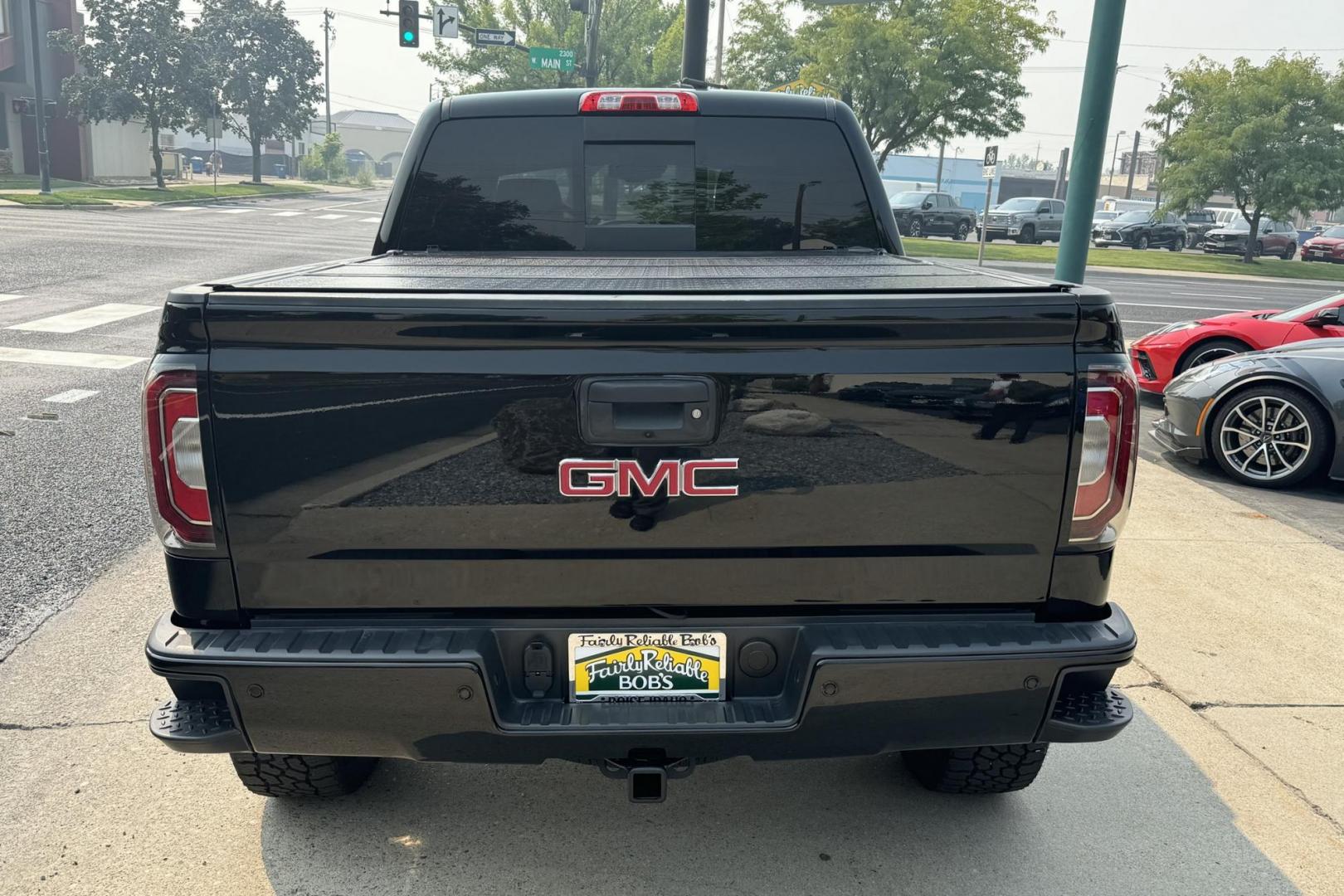 2018 Black /Black GMC Sierra 1500 Crew Cab Denali Denali (3GTU2PEJ7JG) with an V8 6.2 Liter engine, Automatic transmission, located at 2304 W. Main St., Boise, ID, 83702, (208) 342-7777, 43.622105, -116.218658 - New Tires! Clean Truck! Must See! - Photo#2