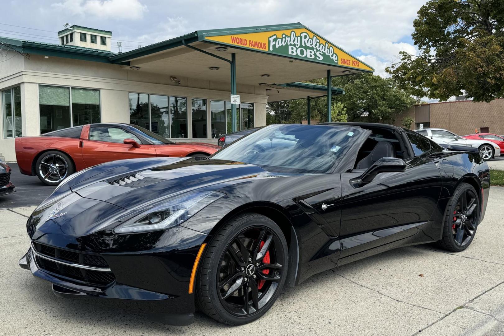 2015 Black /Black Chevrolet Corvette Stingray 3LT Z51 Coupe (1G1YL2D78F5) with an V8 6.2 liter engine, 7 Speed Manual transmission, located at 2304 W. Main St., Boise, ID, 83702, (208) 342-7777, 43.622105, -116.218658 - 7-speed manual with Z51 Performance Package and 3LT! Performance Data Recorder! New Tires Too! - Photo#0