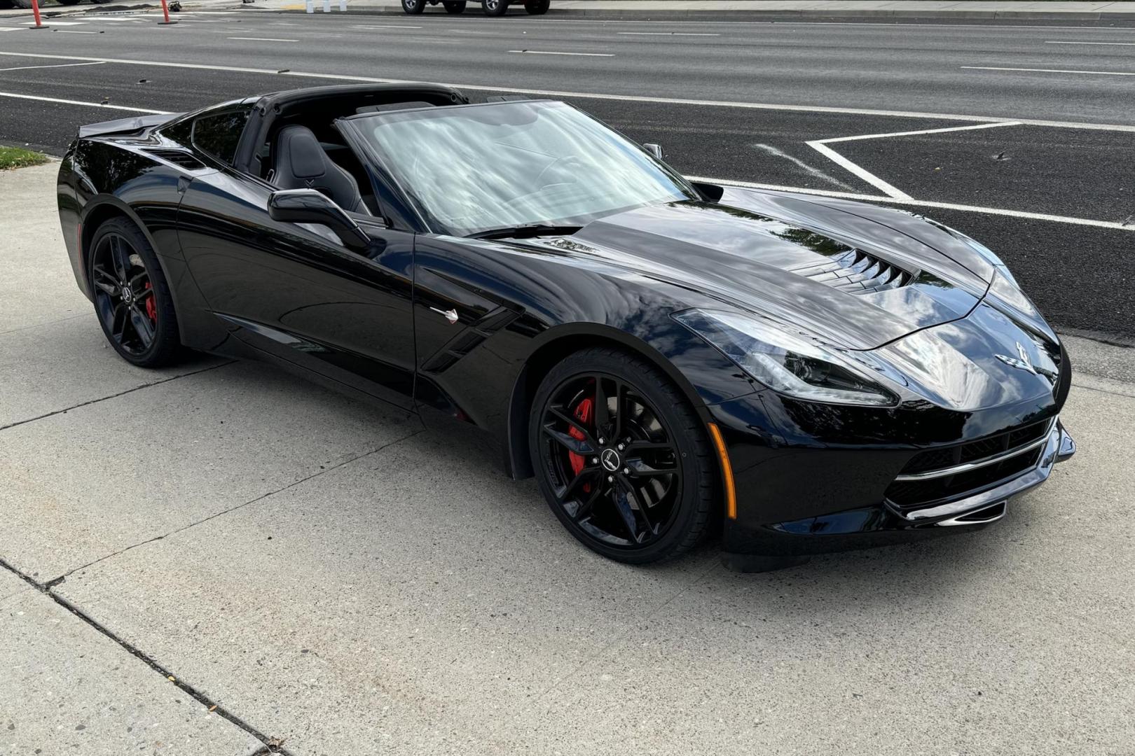 2015 Black /Black Chevrolet Corvette 3LT Z51 Coupe (1G1YL2D78F5) with an V8 6.2 liter engine, 7 Speed Manual transmission, located at 2304 W. Main St., Boise, ID, 83702, (208) 342-7777, 43.622105, -116.218658 - 7-speed manual with Z51 Performance Package and 3LT! Performance Data Recorder! New Tires Too! - Photo#2