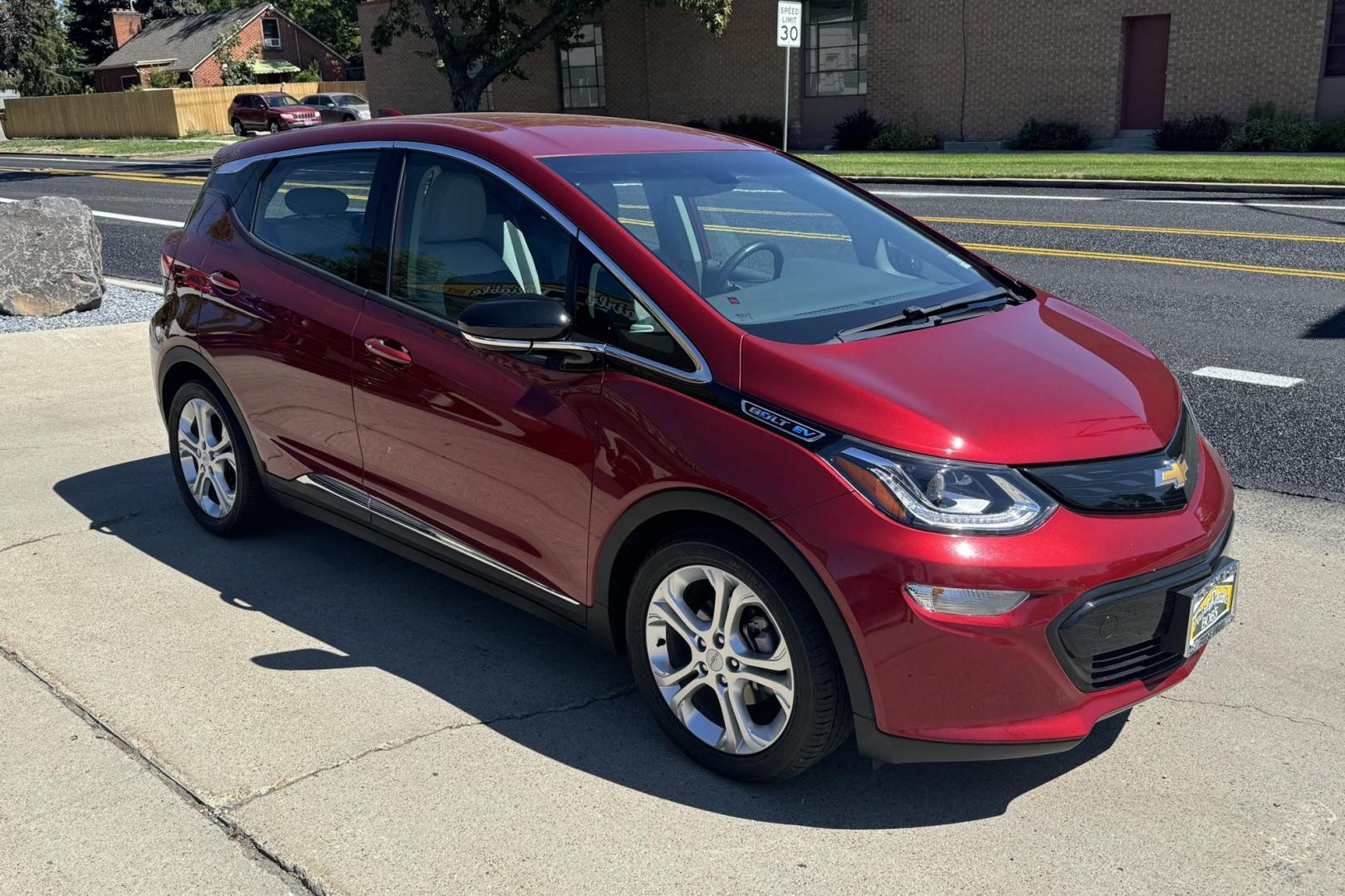 2017 Cajun Red Tintcoat /Gray Chevrolet Bolt LT (1G1FW6S09H4) with an 60 kWh engine, Automatic transmission, located at 2304 W. Main St., Boise, ID, 83702, (208) 342-7777, 43.622105, -116.218658 - Never Buy Gas Again! Battery Warranty Until 09/2030 or 128,000 Miles! - Photo#1