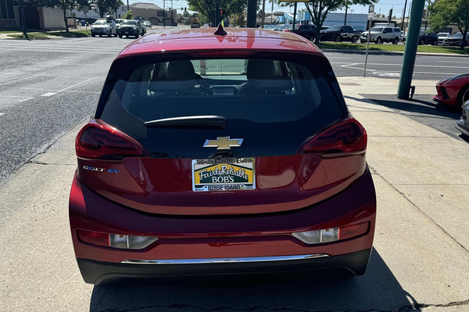 2017 Cajun Red Tintcoat /Gray Chevrolet Bolt LT (1G1FW6S09H4) with an 60 kWh engine, Automatic transmission, located at 2304 W. Main St., Boise, ID, 83702, (208) 342-7777, 43.622105, -116.218658 - Never Buy Gas Again! Battery Warranty Until 09/2030 or 128,000 Miles! - Photo#2