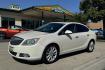 2015 White Diamond Pearl /Light Oak Buick Verano Leather Group (1G4PS5SK4F4) with an 4 Cyl 2.4 Liter engine, Automatic transmission, located at 2304 W. Main St., Boise, ID, 83702, (208) 342-7777, 43.622105, -116.218658 - Well Optioned And Loaded With Safety Features! - Photo#0