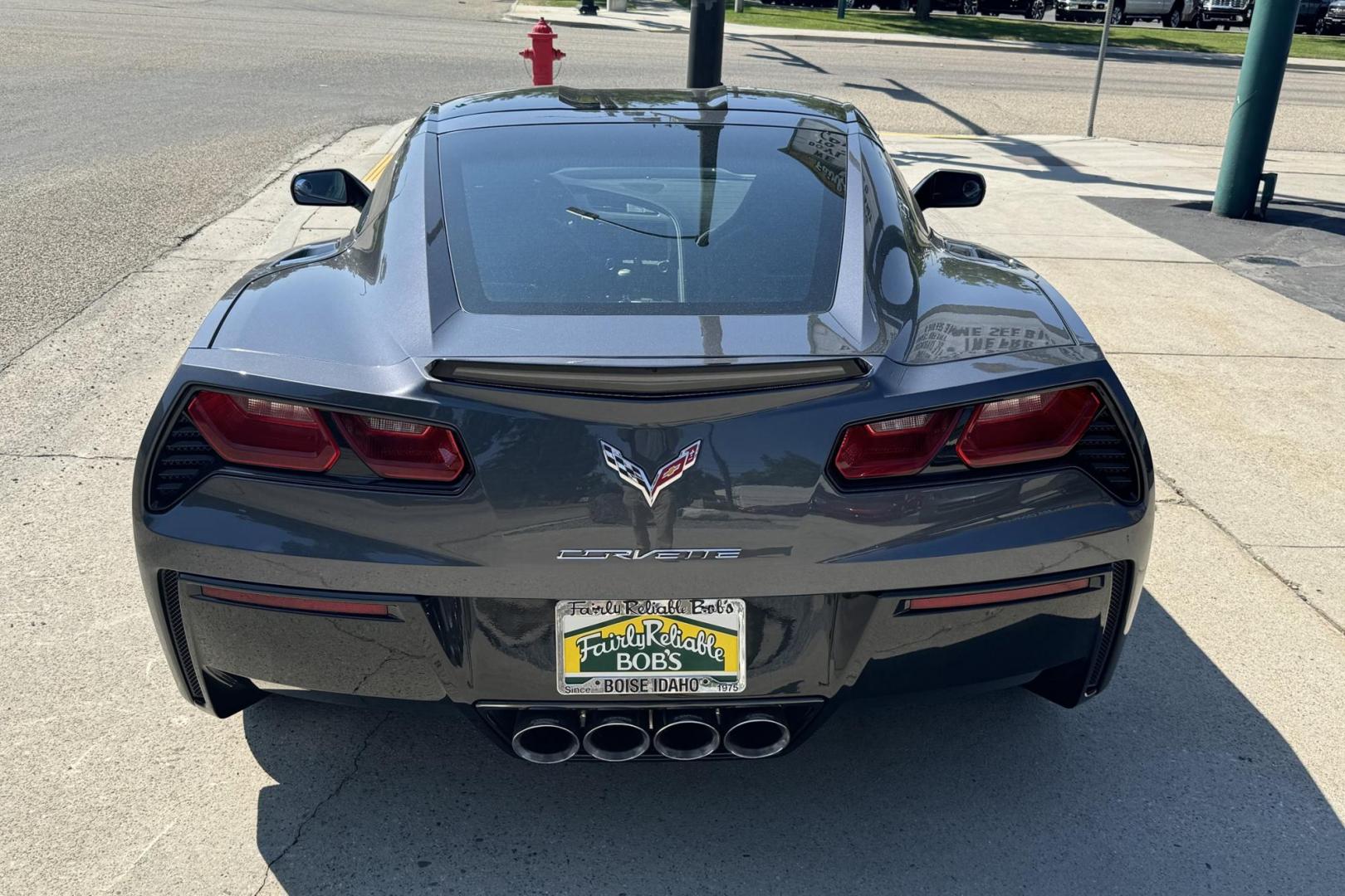 2014 Cyber Gray /Black Chevrolet Corvette Stingray 3LT Coupe (1G1YF2D70E5) with an V8 6.2 Liter engine, Automatic transmission, located at 2304 W. Main St., Boise, ID, 83702, (208) 342-7777, 43.622105, -116.218658 - Photo#17