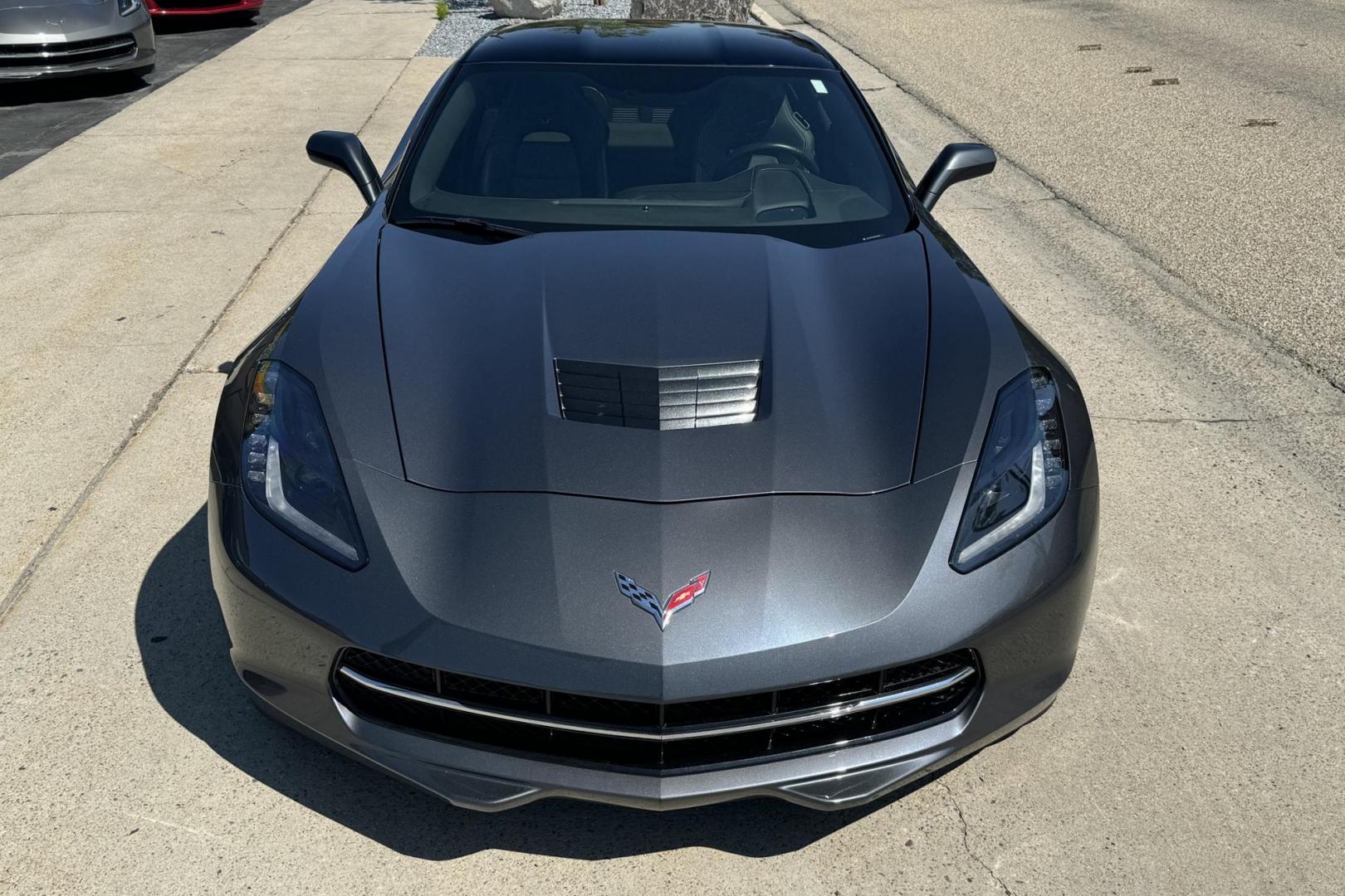 2014 Cyber Gray /Black Chevrolet Corvette Stingray 3LT Coupe (1G1YF2D70E5) with an V8 6.2 Liter engine, Automatic transmission, located at 2304 W. Main St., Boise, ID, 83702, (208) 342-7777, 43.622105, -116.218658 - Beautiful 3LT Coupe! Ready to go! - Photo#18