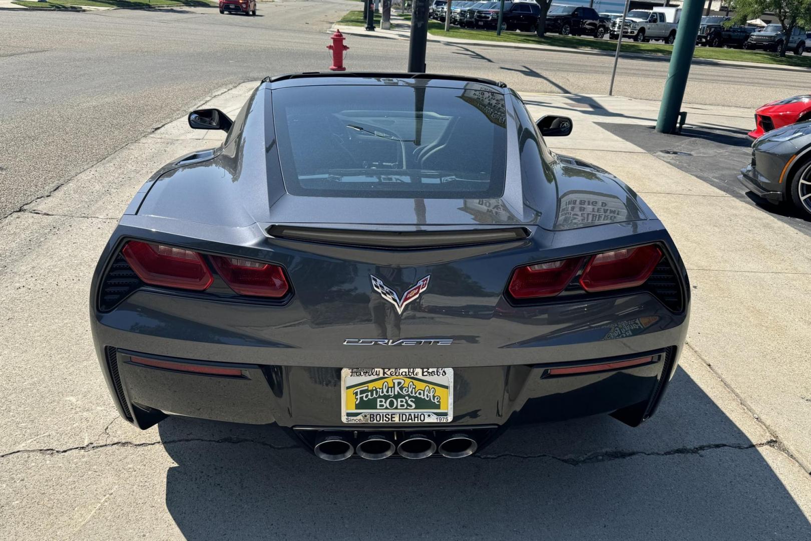 2014 Cyber Gray /Black Chevrolet Corvette Stingray 3LT Coupe (1G1YF2D70E5) with an V8 6.2 Liter engine, Automatic transmission, located at 2304 W. Main St., Boise, ID, 83702, (208) 342-7777, 43.622105, -116.218658 - Beautiful 3LT Coupe! Ready to go! - Photo#2