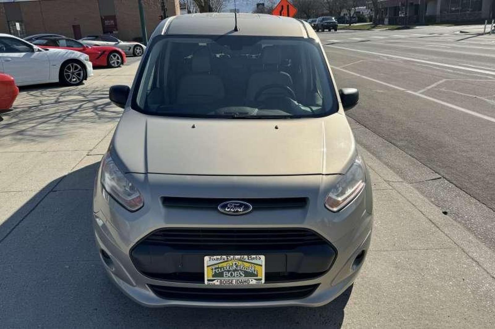 2014 Tectonic Silver Metallic /Gray FORD TRANSIT CONNECT WAGON XLT (NM0GS9F74E1) with an 2.5L DURATEC I4 engine, 6-Speed SelectShift Automatic transmission, located at 2304 W. Main St., Boise, ID, 83702, (208) 342-7777, 43.622105, -116.218658 - Photo#3
