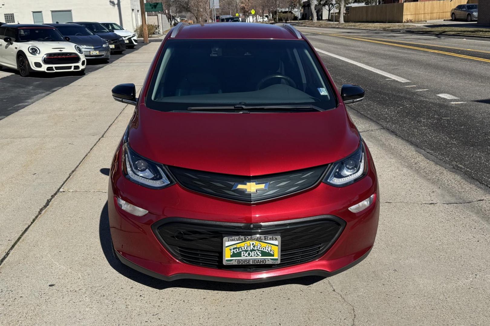 2019 Cajun Red /Gray Chevrolet Bolt Premier Premier (1G1FZ6S00K4) with an 60 kWh engine, Automatic transmission, located at 2304 W. Main St., Boise, ID, 83702, (208) 342-7777, 43.622105, -116.218658 - Limited Battery Warranty Until November of 2030 or 126,547 Miles! - Photo#3