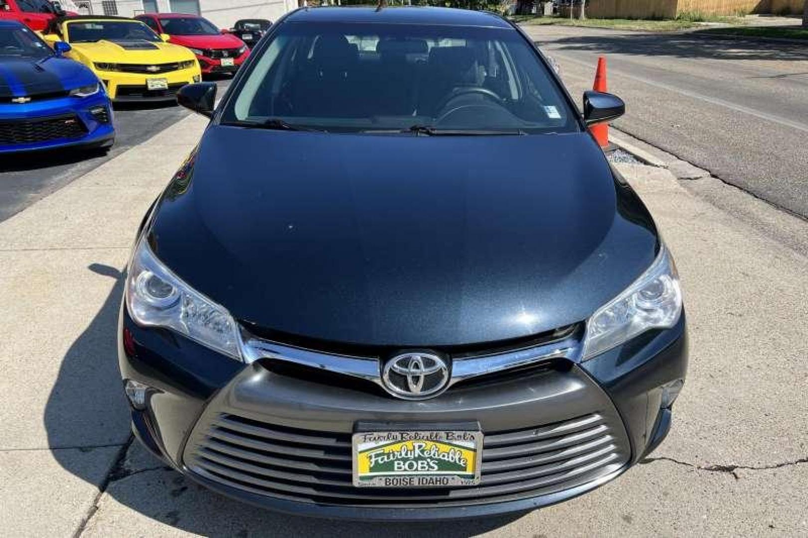 2017 Blue TOYOTA CAMRY LE (4T1BF1FK9HU) with an 2.5L I-4 DOHC SMPI engine, 6-Speed Automatic transmission, located at 2304 W. Main St., Boise, ID, 83702, (208) 342-7777, 43.622105, -116.218658 - Photo#1
