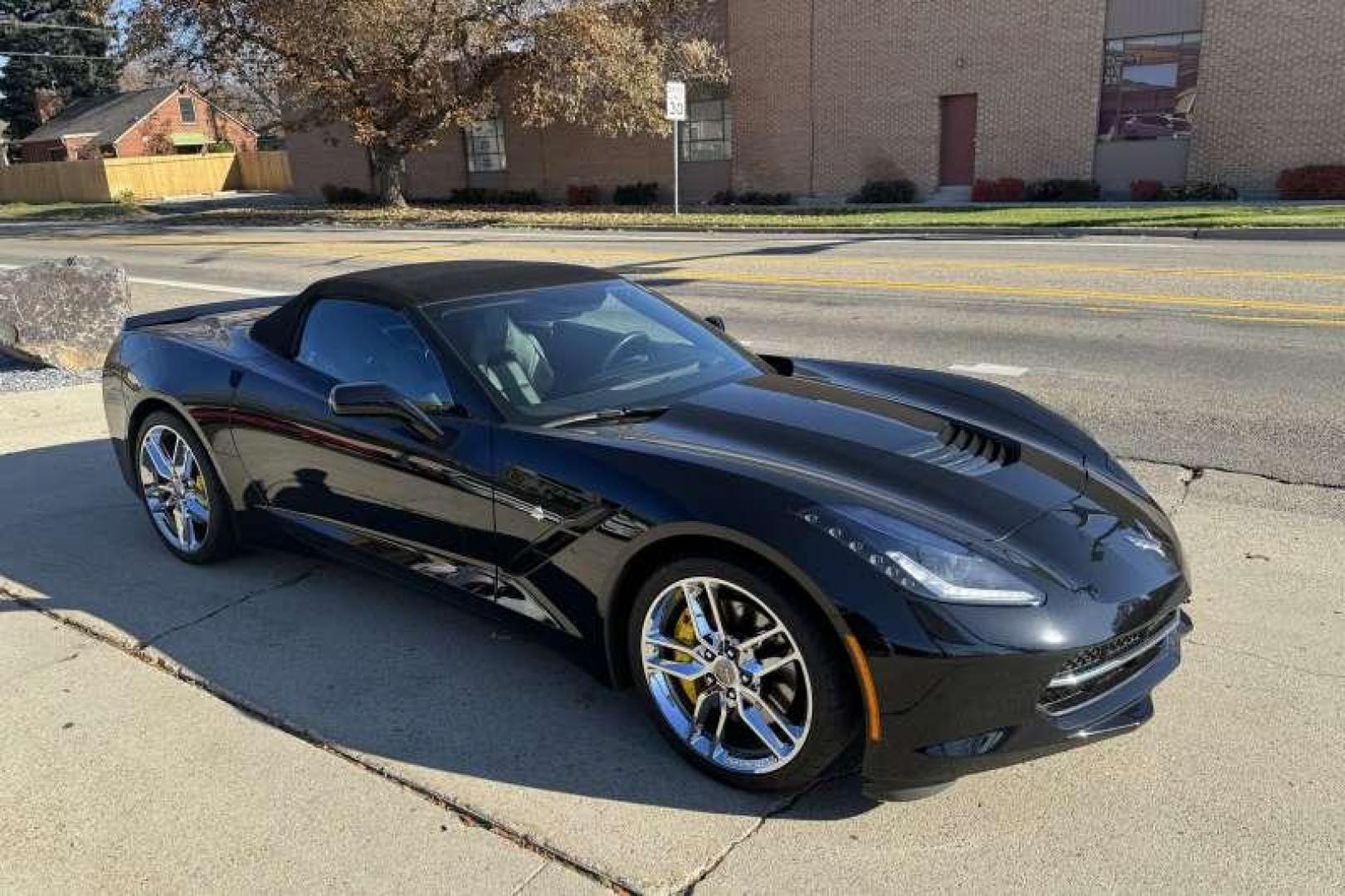 2015 Black /Black Chevrolet Corvette Stingray 2LT Z51 Convertible (1G1YK3D76F5) with an V8 6.2 Liter engine, Automatic transmission, located at 2304 W. Main St., Boise, ID, 83702, (208) 342-7777, 43.622105, -116.218658 - Highly Optioned And Extremely Low Mileage! Own The Legend! - Photo#7