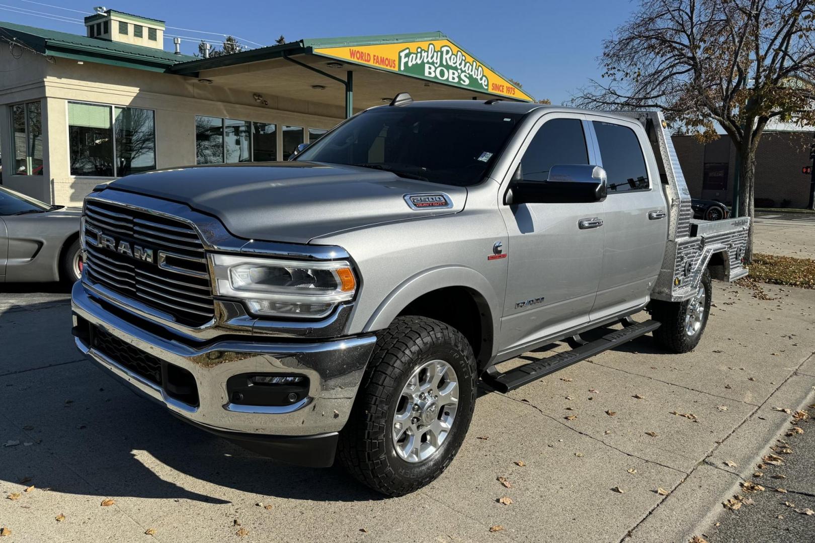 2022 Billet Metallic /Black RAM 2500 Crew Cab Laramie (3C6UR5FL7NG) with an 6 Cyl 6.7 Liter Turbo Diesel engine, Automatic transmission, located at 2304 W. Main St., Boise, ID, 83702, (208) 342-7777, 43.622105, -116.218658 - Clean Truck! Ready To Haul! 6 Person Seating Capacity! - Photo#0