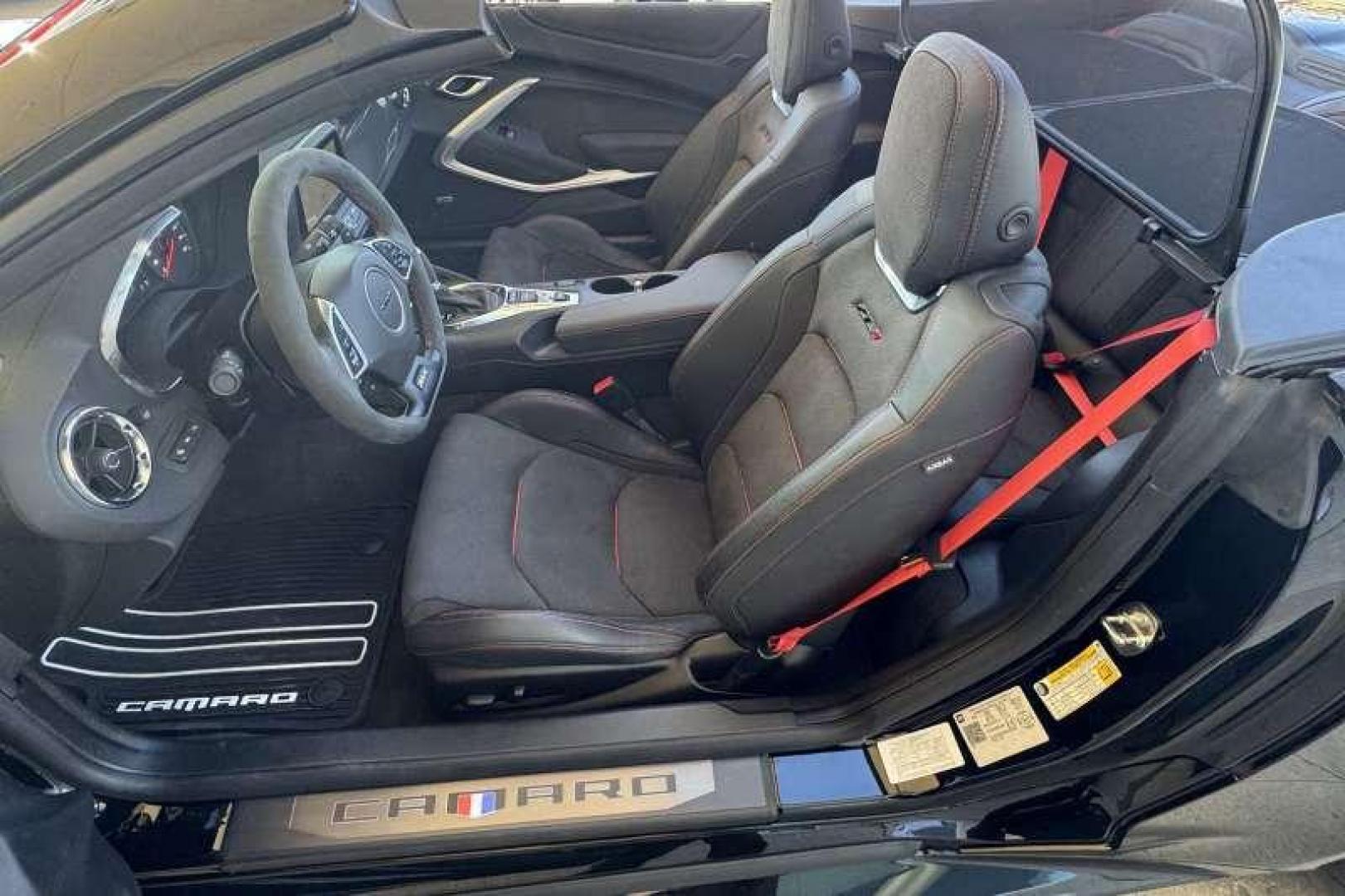 2022 Black /Black Chevrolet Camaro ZL1 Convertible (1G1FK3D67N0) with an V8 6.2 Liter Supercharged engine, Automatic transmission, located at 2304 W. Main St., Boise, ID, 83702, (208) 342-7777, 43.622105, -116.218658 - Too Many Options To List! 650 hp And 650 lb-ft of Torque! - Photo#6