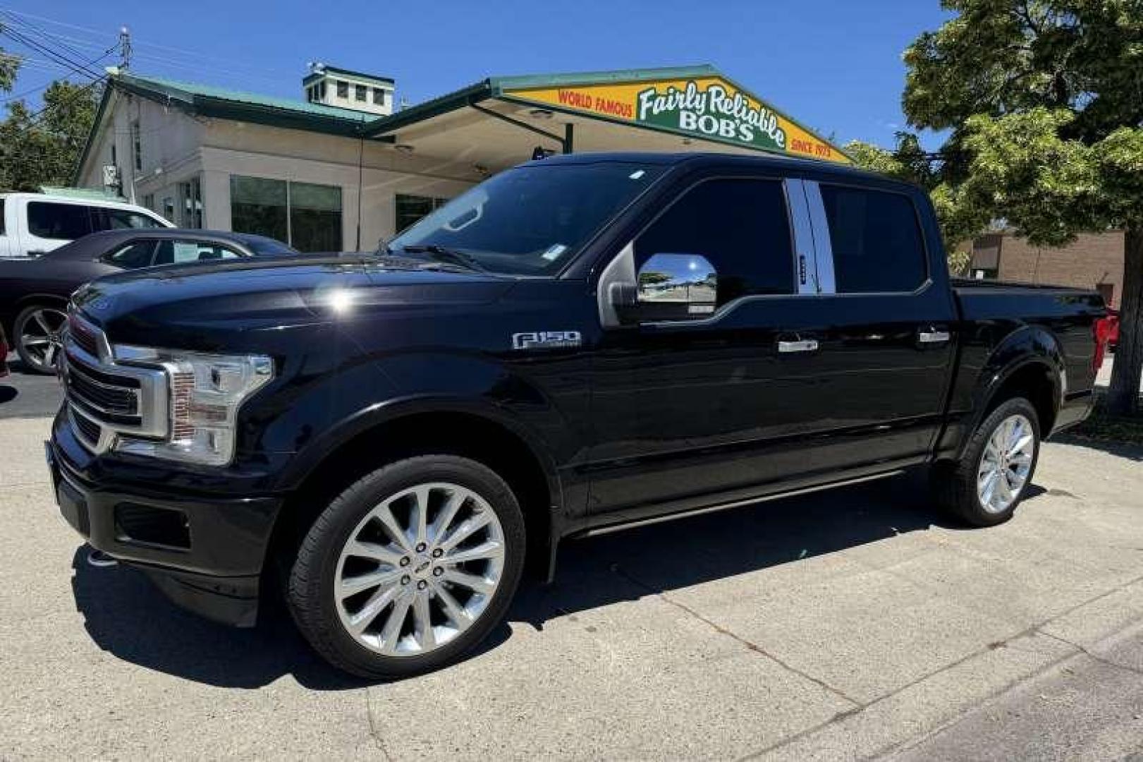 2019 Black /Tan FORD F-150 Limited (1FTEW1EG9KF) with an 3.5L V6 ECOBOOST HIGH OUTPUT engine, ELECTRONIC 10-SPEED AUTOMATIC transmission, located at 2304 W. Main St., Boise, ID, 83702, (208) 342-7777, 43.622105, -116.218658 - 2019 FORD - Photo#0