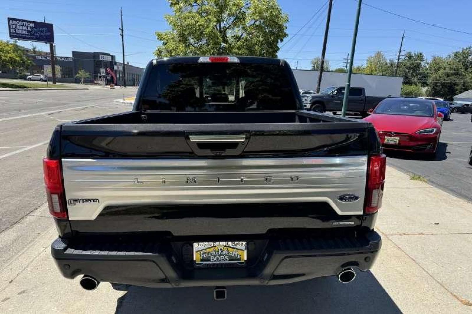 2019 Black /Tan FORD F-150 Limited (1FTEW1EG9KF) with an 3.5L V6 ECOBOOST HIGH OUTPUT engine, ELECTRONIC 10-SPEED AUTOMATIC transmission, located at 2304 W. Main St., Boise, ID, 83702, (208) 342-7777, 43.622105, -116.218658 - 2019 FORD - Photo#1