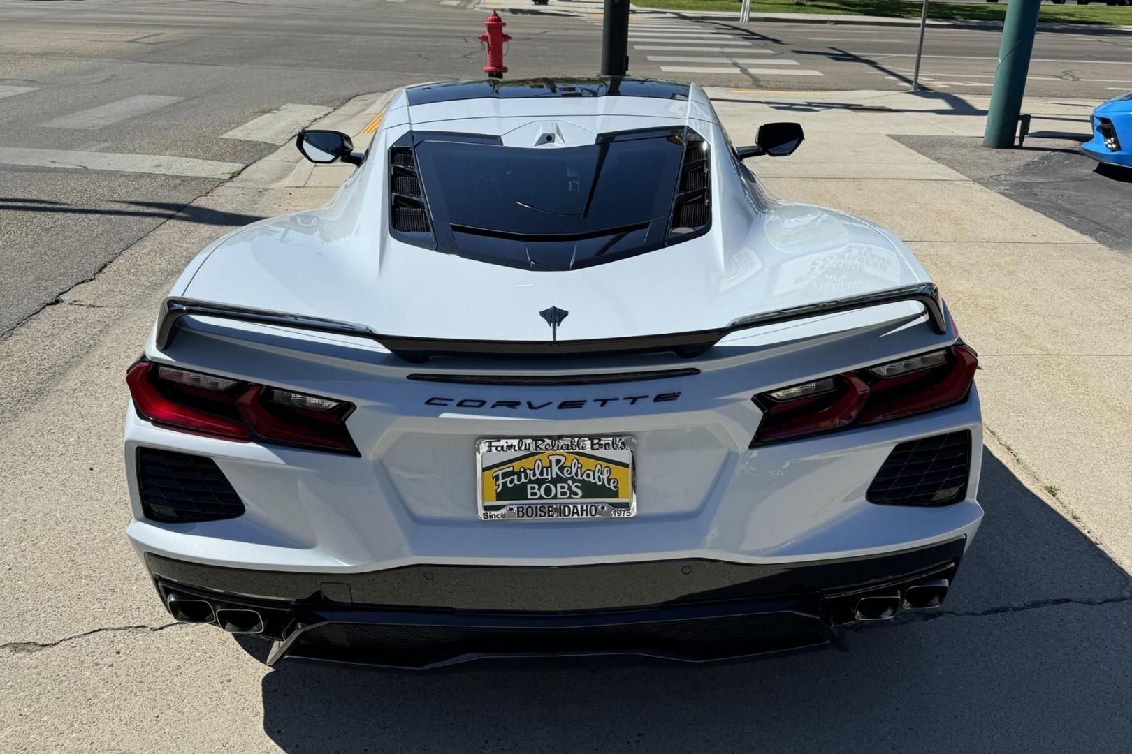 2020 Ceramic Matrix Gray /Tension/Twilight Blue Chevrolet Corvette Stingray 3LT Z51 (1G1Y82D43L5) with an V8 6.2 Liter engine, Automatic transmission, located at 2304 W. Main St., Boise, ID, 83702, (208) 342-7777, 43.622105, -116.218658 - Own The Legend! Beautiful Car! The Whole Car Has Been Encased In Paint Protection Film! - Photo#7