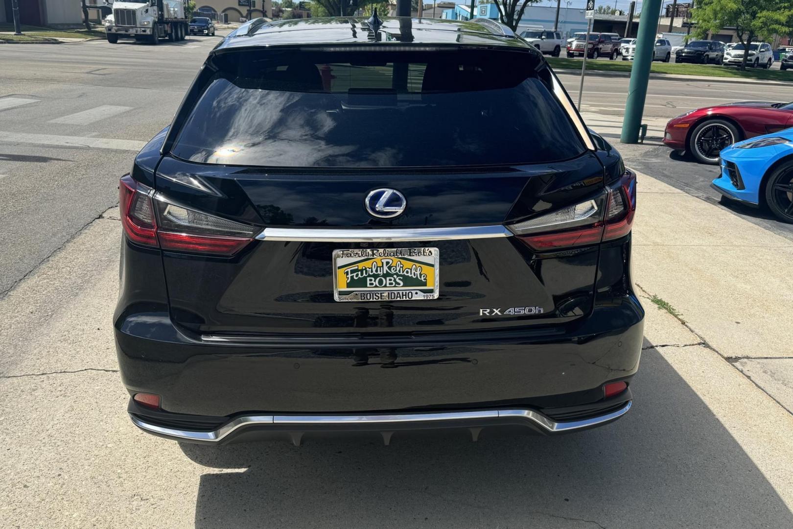 2021 Obsidian /Galvanized Light Shale Lexus RX 450h RX 450H (2T2JGMDA7MC) with an V6 3.5 Liter Hybrid engine, Electronically Controlled CVT transmission, located at 2304 W. Main St., Boise, ID, 83702, (208) 342-7777, 43.622105, -116.218658 - 2021 LEXUS - Photo#1