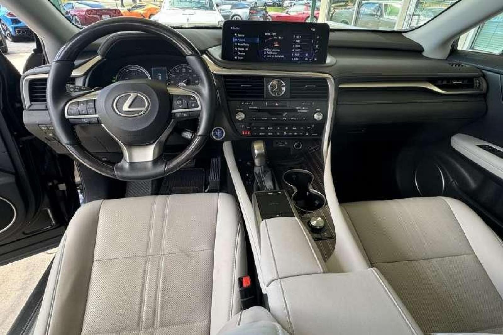 2021 Obsidian /Galvanized Light Shale LEXUS RX RX 450H (2T2JGMDA7MC) with an 3.5L V6 DOHC 24-Valve VVT-i engine, Electronically Controlled CVT transmission, located at 2304 W. Main St., Boise, ID, 83702, (208) 342-7777, 43.622105, -116.218658 - 2021 LEXUS - Photo#10