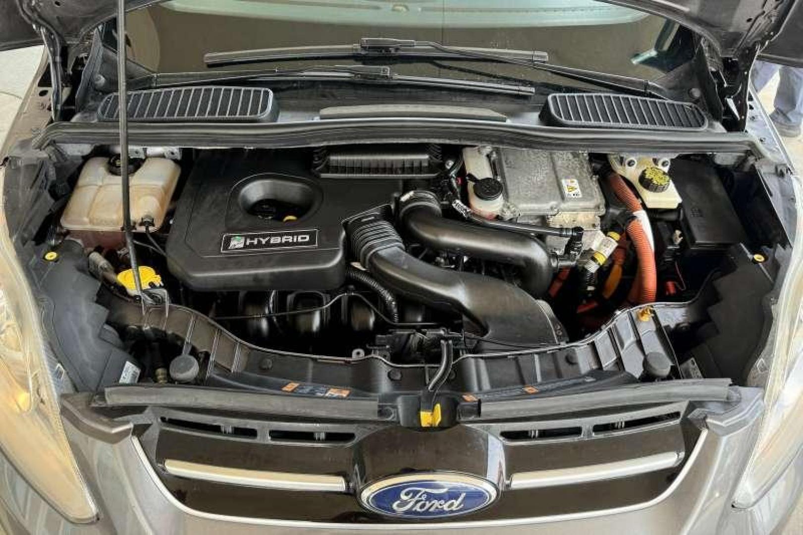 2014 Gray /Gray Ford C-Max Hybrid SE (1FADP5AU2EL) with an 2.0L ATKINSON-CYCLE I-4 HYBRID engine, Automatic transmission, located at 2304 W. Main St., Boise, ID, 83702, (208) 342-7777, 43.622105, -116.218658 - 2014 FORD - Photo#11