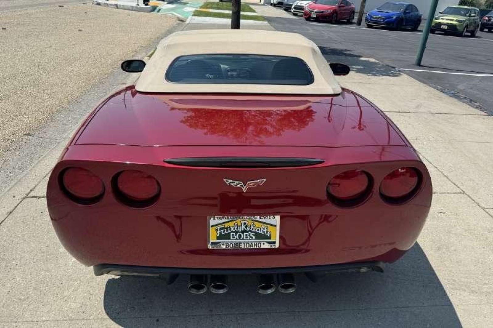 2009 Crystal Red Metallic /Cashmere Chevrolet Corvette 3LT (1G1YY36W095) with an 6.2L V8 SFI engine, Automatic transmission, located at 2304 W. Main St., Boise, ID, 83702, (208) 342-7777, 43.622105, -116.218658 - Photo#16