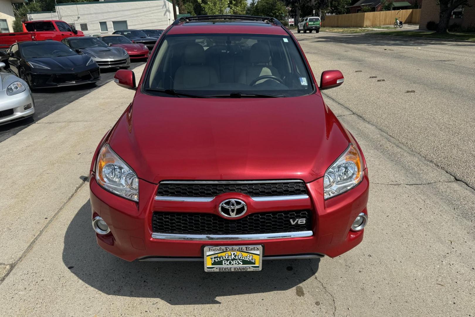 2010 Salsa Red /Tan TOYOTA RAV4 Limited (2T3DK4DV0AW) with an V6 3.5 Liter engine, Automatic 5 Speed transmission, located at 2304 W. Main St., Boise, ID, 83702, (208) 342-7777, 43.622105, -116.218658 - 2010 TOYOTA - Photo#3