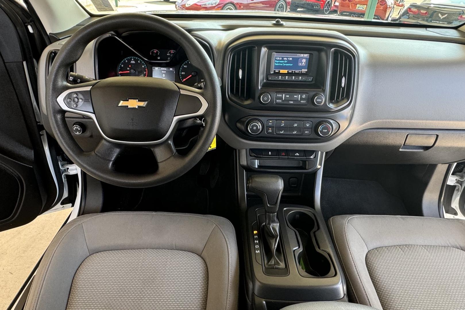 2015 Summit White /Black Chevrolet Colorado (1GCHSAEA4F1) with an 4 Cyl 2.5 Liter engine, Automatic transmission, located at 2304 W. Main St., Boise, ID, 83702, (208) 342-7777, 43.622105, -116.218658 - Photo#8