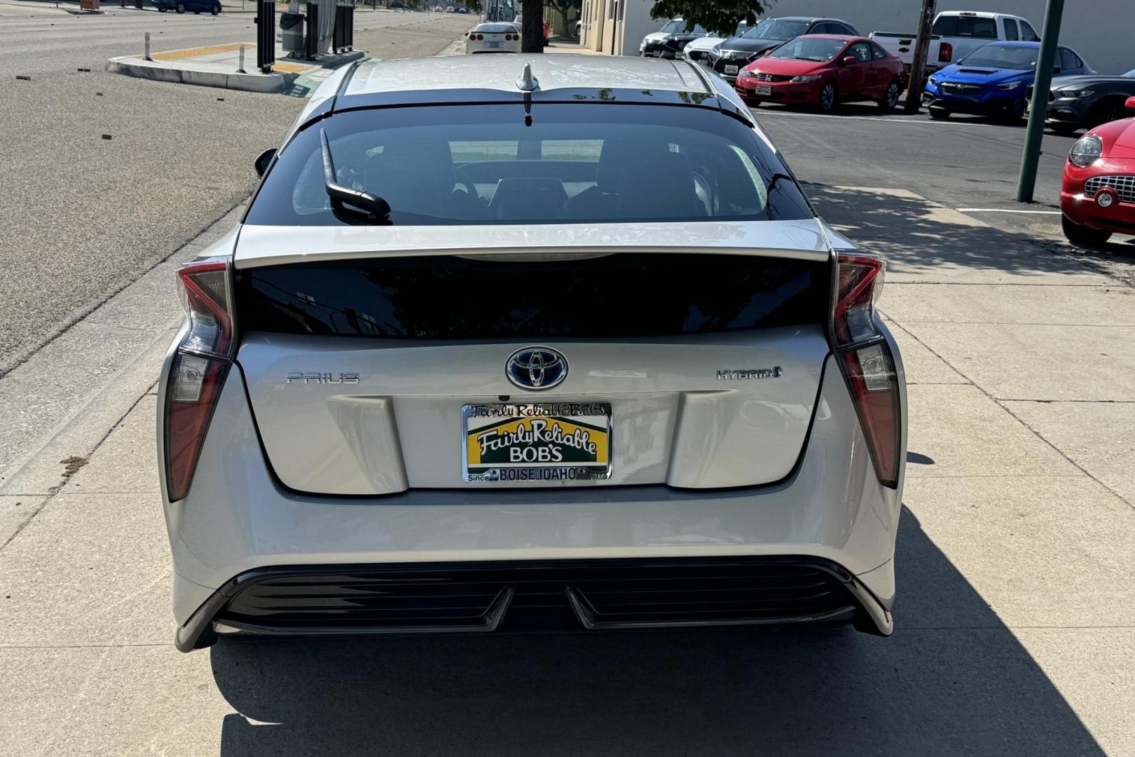 2017 Silver /Black Toyota Prius Four (JTDKARFU7H3) with an 4 Cyl 1.8 Liter Hybrid engine, Automatic transmission, located at 2304 W. Main St., Boise, ID, 83702, (208) 342-7777, 43.622105, -116.218658 - 2017 Toyota Prius IV Hathchback - Photo#2