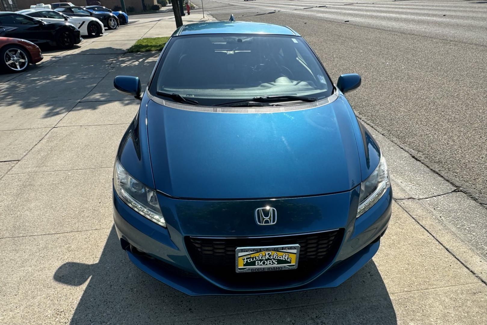 2013 North Shore Blue Pearl /Black Honda CR-Z EX EX (JHMZF1D66DS) with an 4 Cyl 1.5 Liter Hybrid engine, Automatic transmission, located at 2304 W. Main St., Boise, ID, 83702, (208) 342-7777, 43.622105, -116.218658 - Fuel Miser! Park Anywhere With Their Diminutive Size! - Photo#3