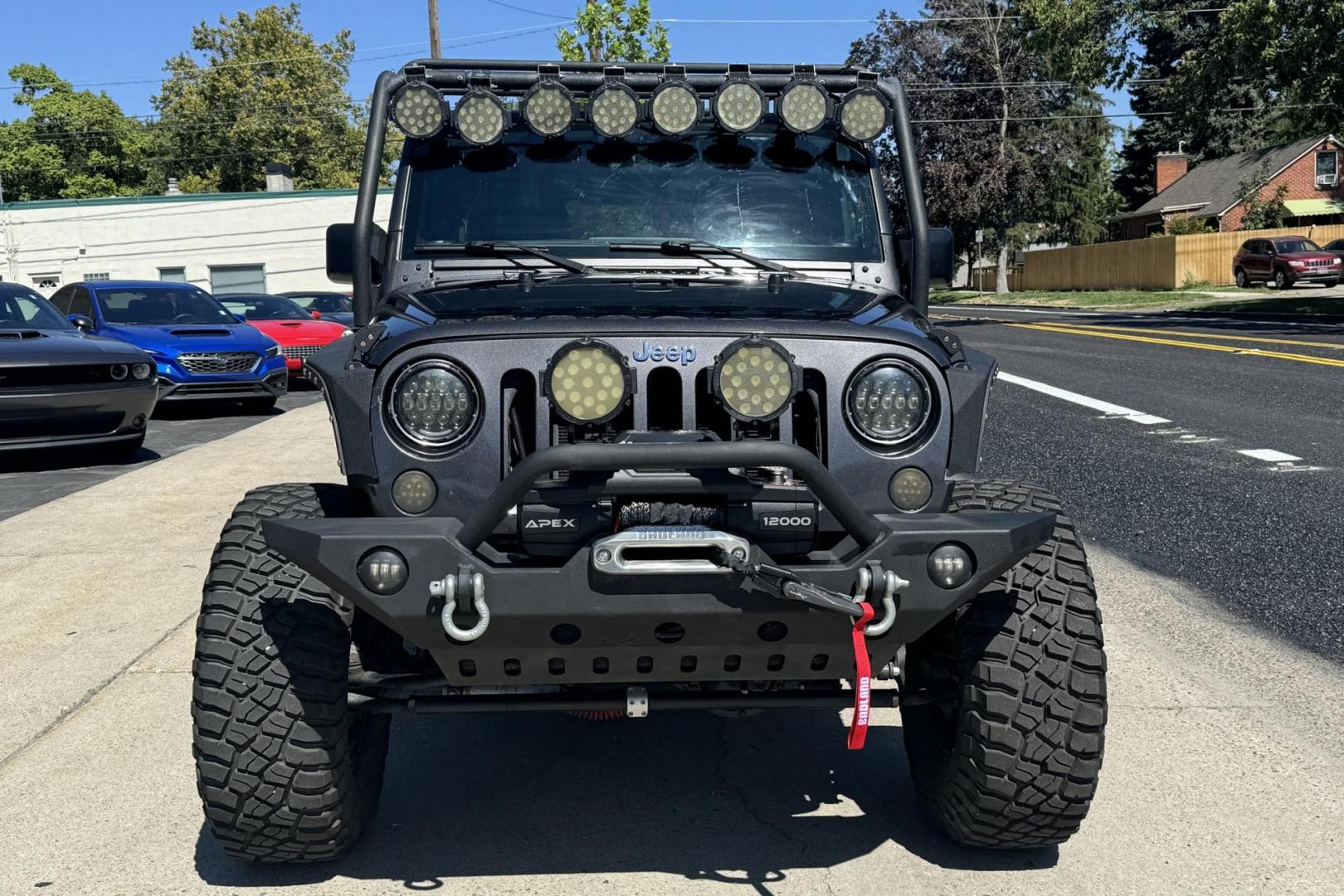 2017 Gray /Black Jeep Wrangler Unlimited Sport Sport (1C4BJWDG6HL) with an V6 3.6 Liter engine, 6 Speed Manual transmission, located at 2304 W. Main St., Boise, ID, 83702, (208) 342-7777, 43.622105, -116.218658 - Too Many Extras To List! Must See For A Jeep Enthusiast! - Photo#3