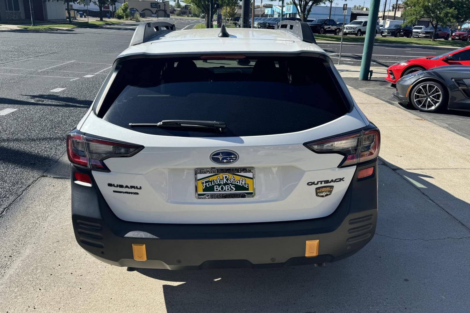 2024 Crystal White Pearl /Black Subaru Outback Wilderness Outback Wilderness (4S4BTGUD1R3) with an H4 2.4 Liter engine, Automatic transmission, located at 2304 W. Main St., Boise, ID, 83702, (208) 342-7777, 43.622105, -116.218658 - Remaining Factory Warranty! Clean And Ready For Adventure! - Photo#2