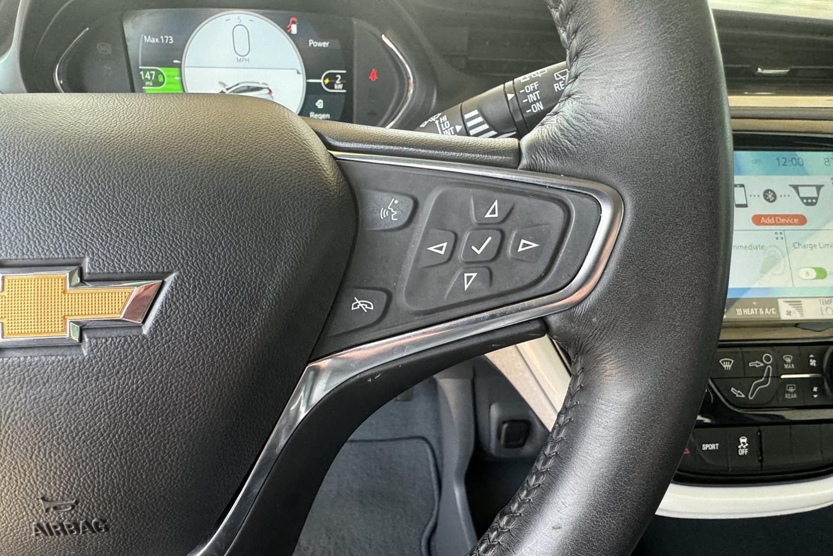 2018 Nighfall Gray Metallic /Dark Galvanized Gray Chevrolet Bolt Premier Premier (1G1FX6S00J4) with an 60 kWh engine, Automatic transmission, located at 2304 W. Main St., Boise, ID, 83702, (208) 342-7777, 43.622105, -116.218658 - Photo#13