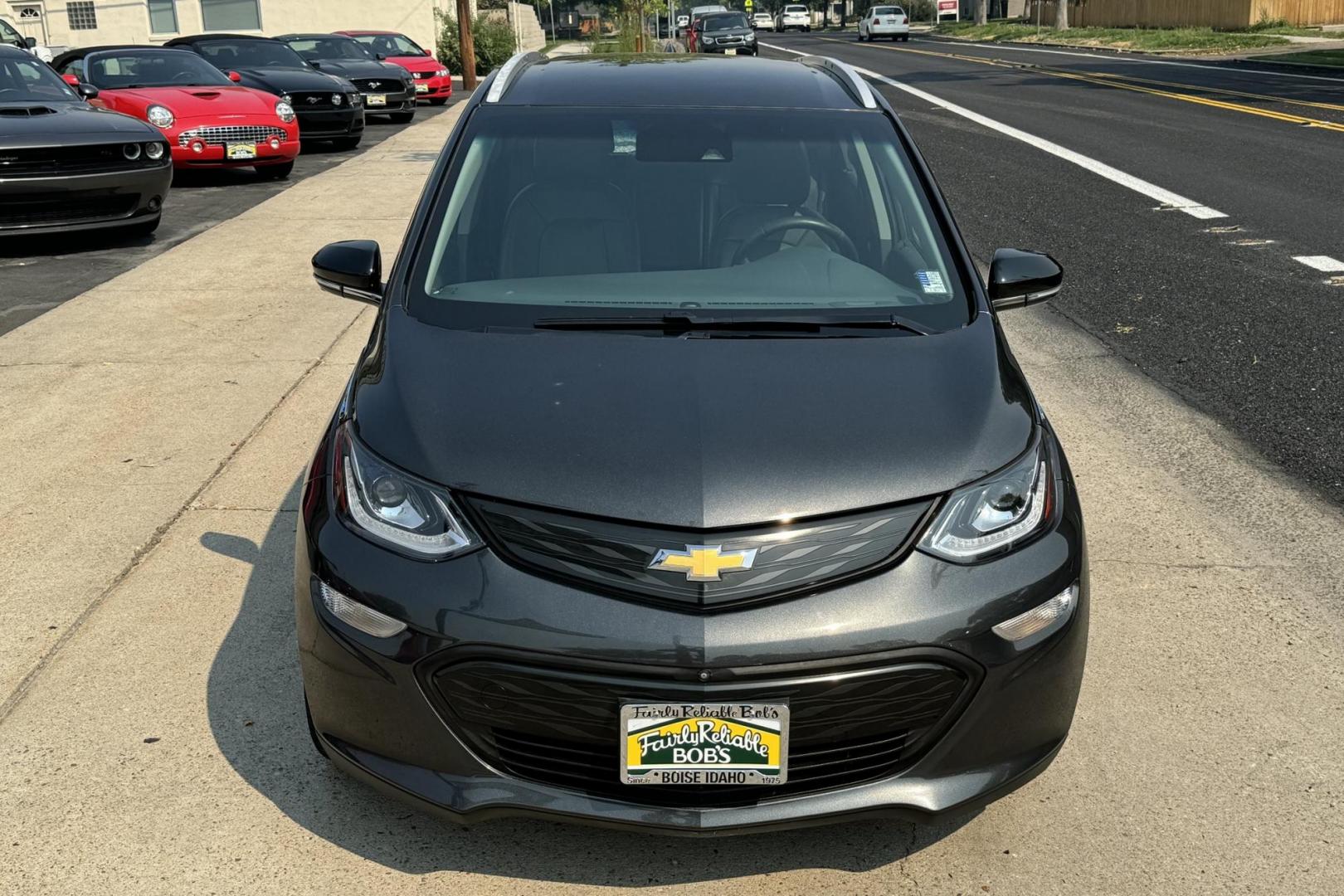 2018 Nighfall Gray Metallic /Dark Galvanized Gray Chevrolet Bolt Premier Premier (1G1FX6S00J4) with an 60 kWh engine, Automatic transmission, located at 2304 W. Main St., Boise, ID, 83702, (208) 342-7777, 43.622105, -116.218658 - New Tires! Qualifies For The EV Tax Credit! Ready To Go! - Photo#3