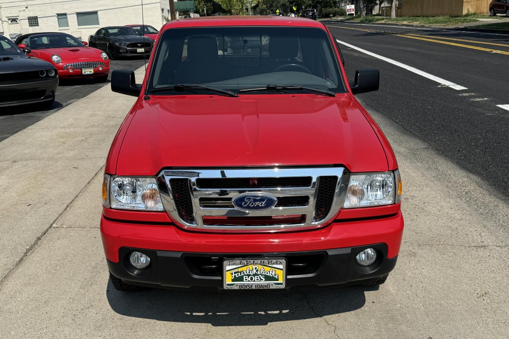 2011 Red /Black/Gray Ford Ranger XLT (1FTLR4FE2BP) with an V6 4.0 Liter engine, Automatic 5 Speed with Overdrive transmission, located at 2304 W. Main St., Boise, ID, 83702, (208) 342-7777, 43.622105, -116.218658 - New Tires! Incredibly Low Mileage Ranger 4x4! 4.0 Liter V6! - Photo#3