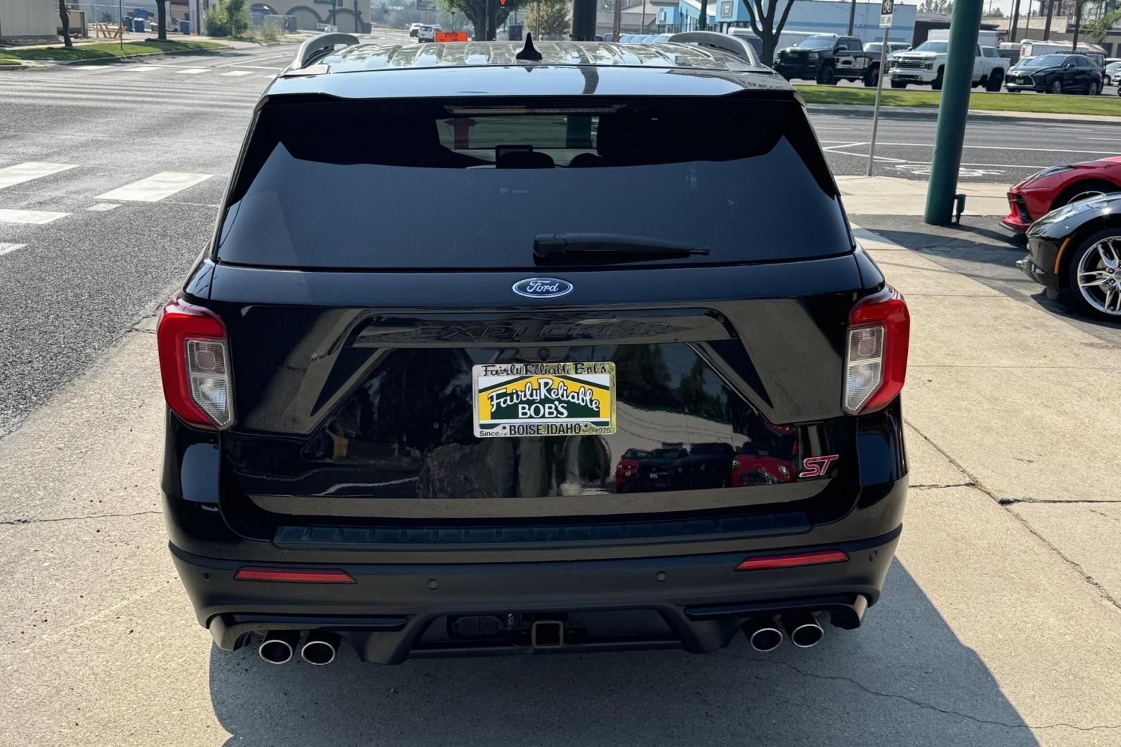 2021 Black /Black Ford Explorer ST ST (1FM5K8GC4MG) with an V6 3.0 Liter Twin Turbo engine, Automatic 10 Speed transmission, located at 2304 W. Main St., Boise, ID, 83702, (208) 342-7777, 43.622105, -116.218658 - Photo#2