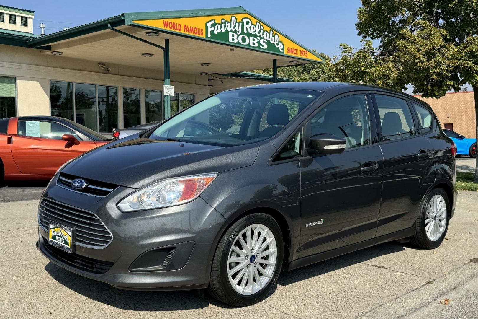 2016 Gray /Gray Ford C-Max Hybrid SE (1FADP5AU8GL) , Automatic transmission, located at 2304 W. Main St., Boise, ID, 83702, (208) 342-7777, 43.622105, -116.218658 - Great Fuel Economy! Proven Powertrain! New Tires Too! - Photo#0