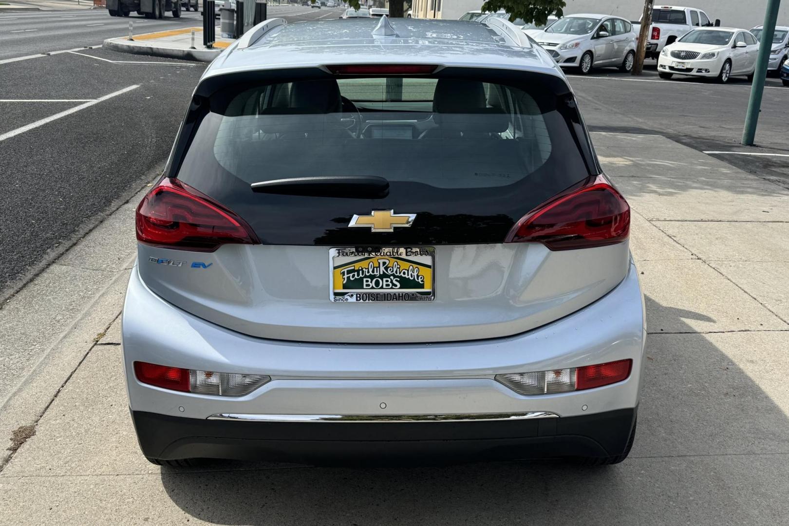 2018 Arctic Blue /Dark Galvanized Gray Chevrolet Bolt Premier Premier (1G1FX6S03J4) with an 60 kWh engine, Automatic transmission, located at 2304 W. Main St., Boise, ID, 83702, (208) 342-7777, 43.622105, -116.218658 - Recall Complete! A Lot Of Remaining Battery Warranty! New Tires! Highly Optioned! - Photo#1