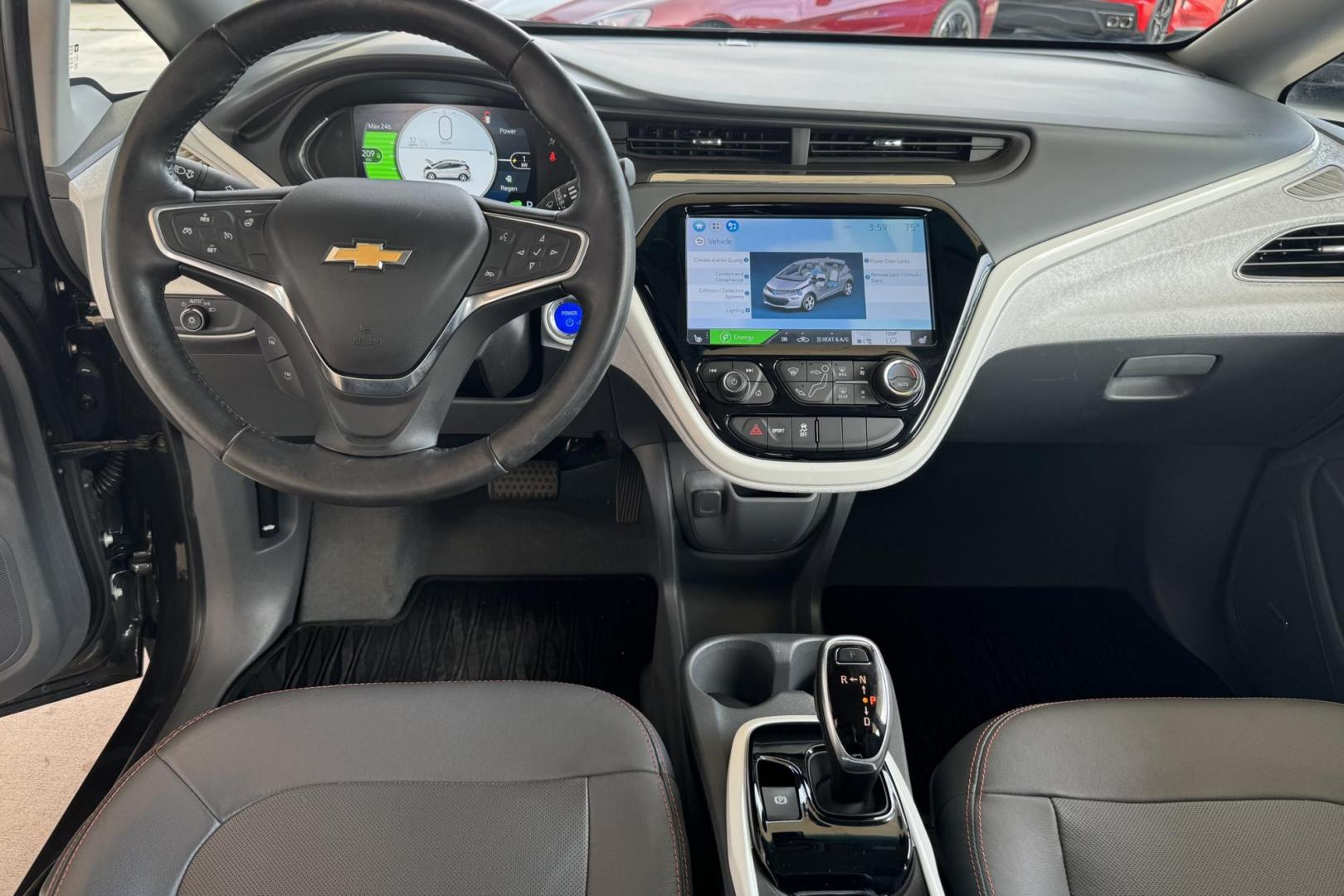 2018 Nighfall Gray Metallic /Dark Galvanized Gray Chevrolet Bolt Premier Premier (1G1FX6S09J4) with an 60 kWh engine, Automatic transmission, located at 2304 W. Main St., Boise, ID, 83702, (208) 342-7777, 43.622105, -116.218658 - A Lot Of Remaining Factory Battery Warranty! Recall Complete! Qualifies for The EV Tax Credit! New Tires Too! - Photo#16