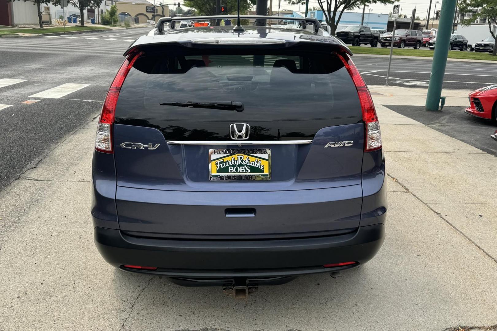 2013 Twilight Blue /Gray Honda CR-V EX-L (2HKRM4H73DH) with an 4 Cyl 2.4 Liter engine, Automatic 5 Speed transmission, located at 2304 W. Main St., Boise, ID, 83702, (208) 342-7777, 43.622105, -116.218658 - Photo#1