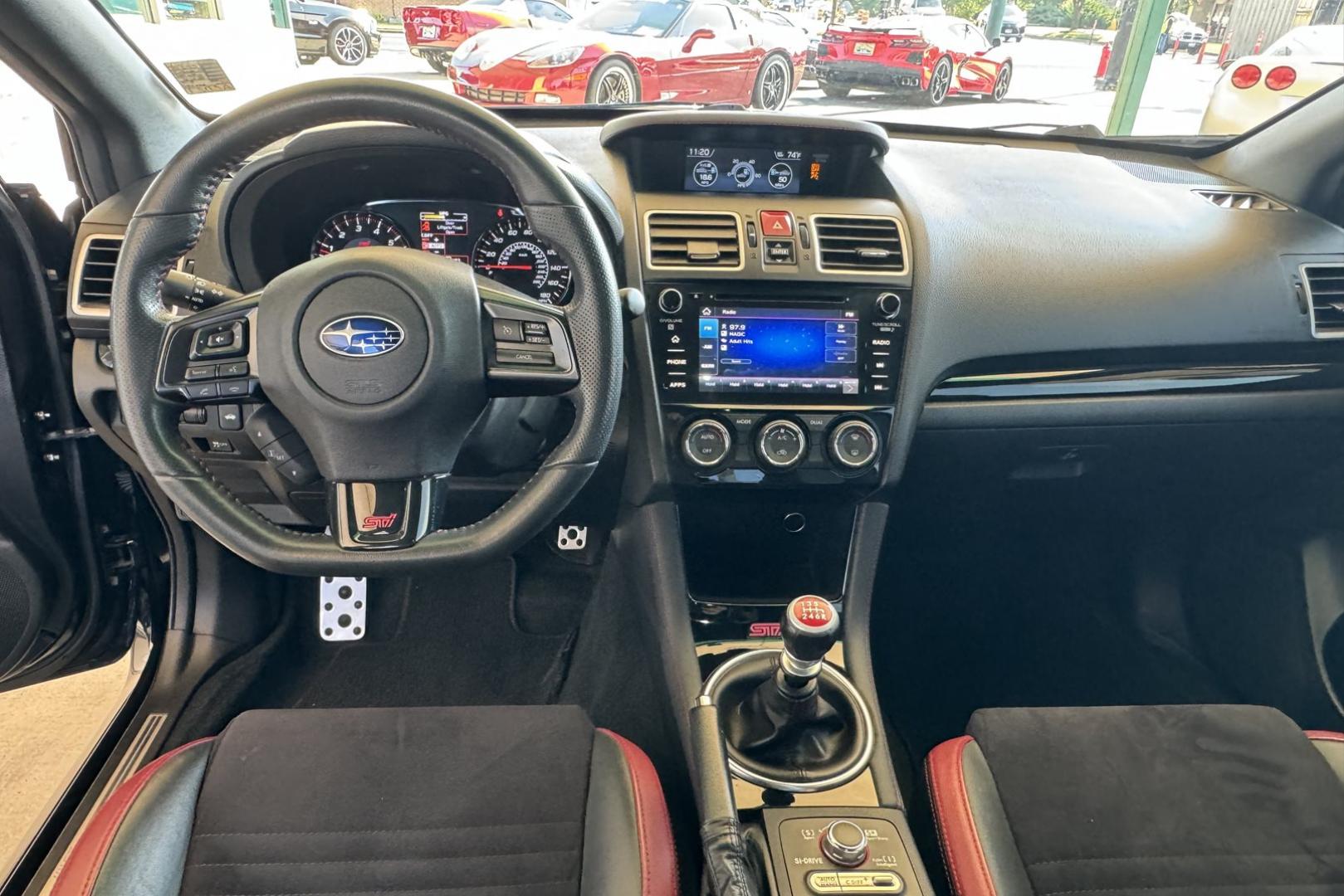 2020 Black /Black Subaru WRX STi (JF1VA2S60L9) with an H4 2.5 Liter Turbo engine, 6 Speed Manual transmission, located at 2304 W. Main St., Boise, ID, 83702, (208) 342-7777, 43.622105, -116.218658 - Clean STi! Ready To Go! - Photo#9