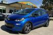 2018 Kinetic Blue Metallic /Light Ash Gray/Ceramic White Chevrolet Bolt Premier Premier (1G1FX6S07J4) with an 60 kWh engine, Automatic transmission, located at 2304 W. Main St., Boise, ID, 83702, (208) 342-7777, 43.622105, -116.218658 - Photo#0