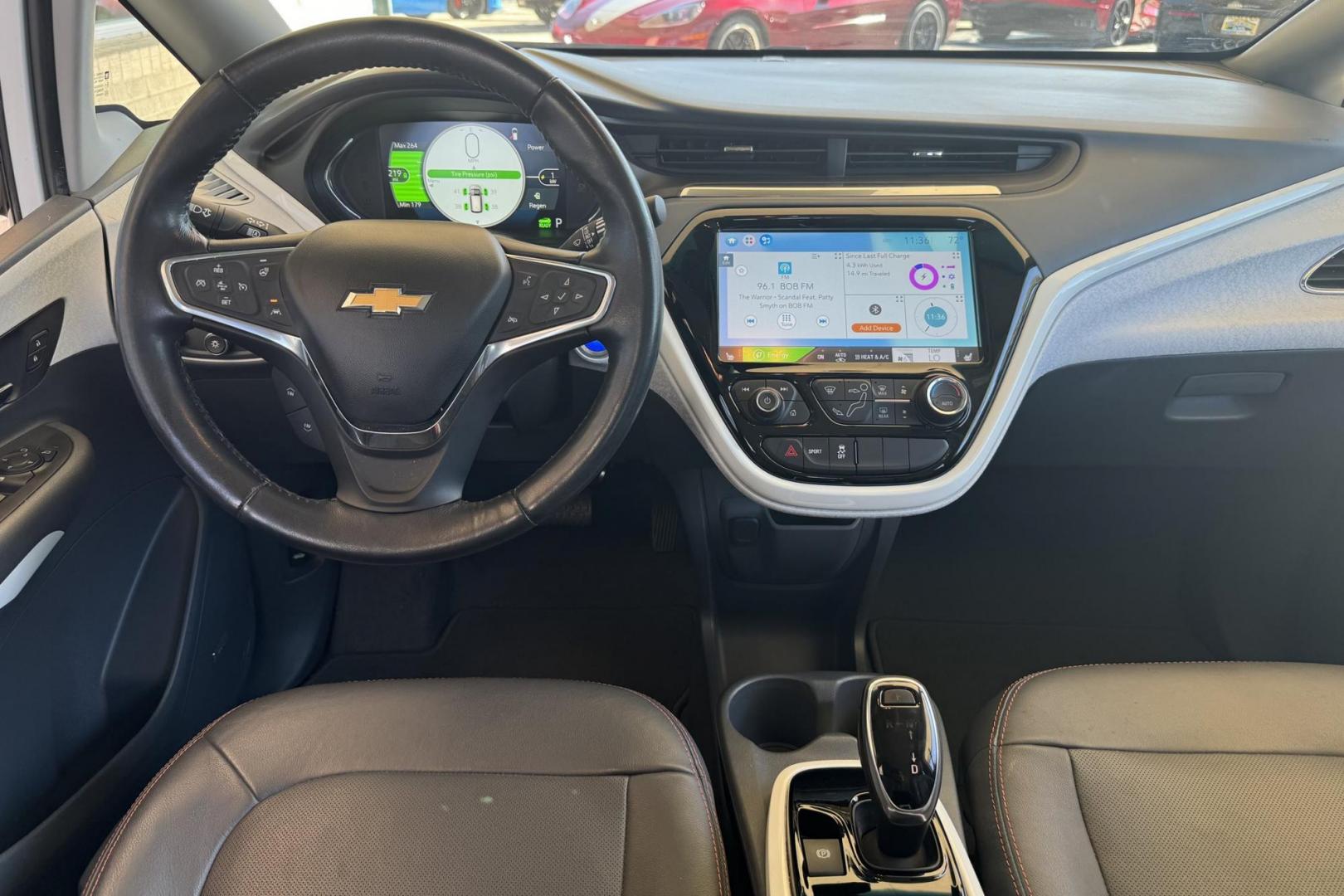 2018 Summit White /Dark Galvanized Gray Chevrolet Bolt Premier Premier (1G1FX6S07J4) with an 60 kWh engine, Automatic transmission, located at 2304 W. Main St., Boise, ID, 83702, (208) 342-7777, 43.622105, -116.218658 - Photo#19