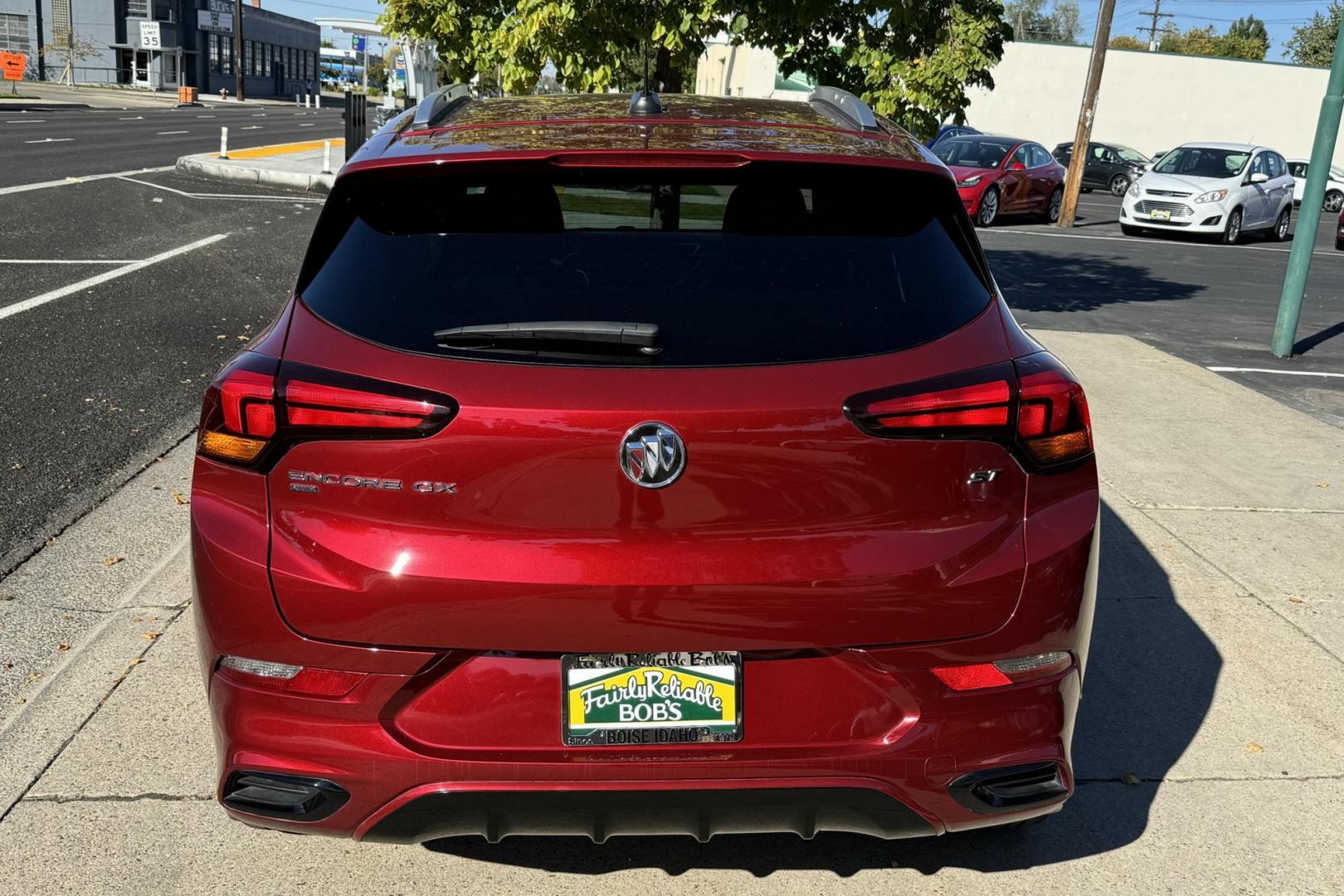 2022 Cinnabar Metallic /Black Buick Encore GX Select (KL4MMESL7NB) with an 3 Cyl 1.3 Liter Turbo engine, Automatic transmission, located at 2304 W. Main St., Boise, ID, 83702, (208) 342-7777, 43.622105, -116.218658 - One Owner Idaho Vehicle! All Wheel Drive! - Photo#1