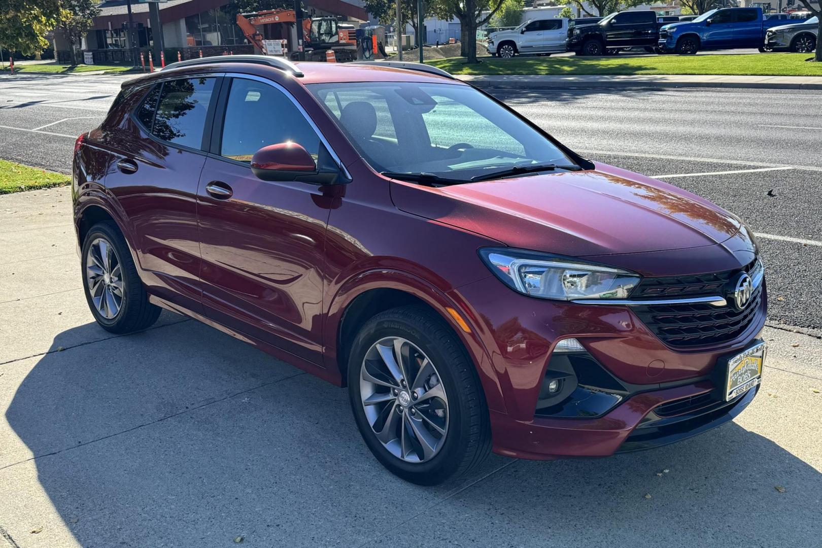 2022 Cinnabar Metallic /Black Buick Encore GX Select (KL4MMESL7NB) with an 3 Cyl 1.3 Liter Turbo engine, Automatic transmission, located at 2304 W. Main St., Boise, ID, 83702, (208) 342-7777, 43.622105, -116.218658 - One Owner Idaho Vehicle! All Wheel Drive! - Photo#2