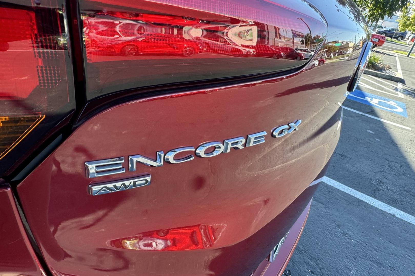 2022 Cinnabar Metallic /Black Buick Encore GX Select (KL4MMESL7NB) with an 3 Cyl 1.3 Liter Turbo engine, Automatic transmission, located at 2304 W. Main St., Boise, ID, 83702, (208) 342-7777, 43.622105, -116.218658 - One Owner Idaho Vehicle! All Wheel Drive! - Photo#21