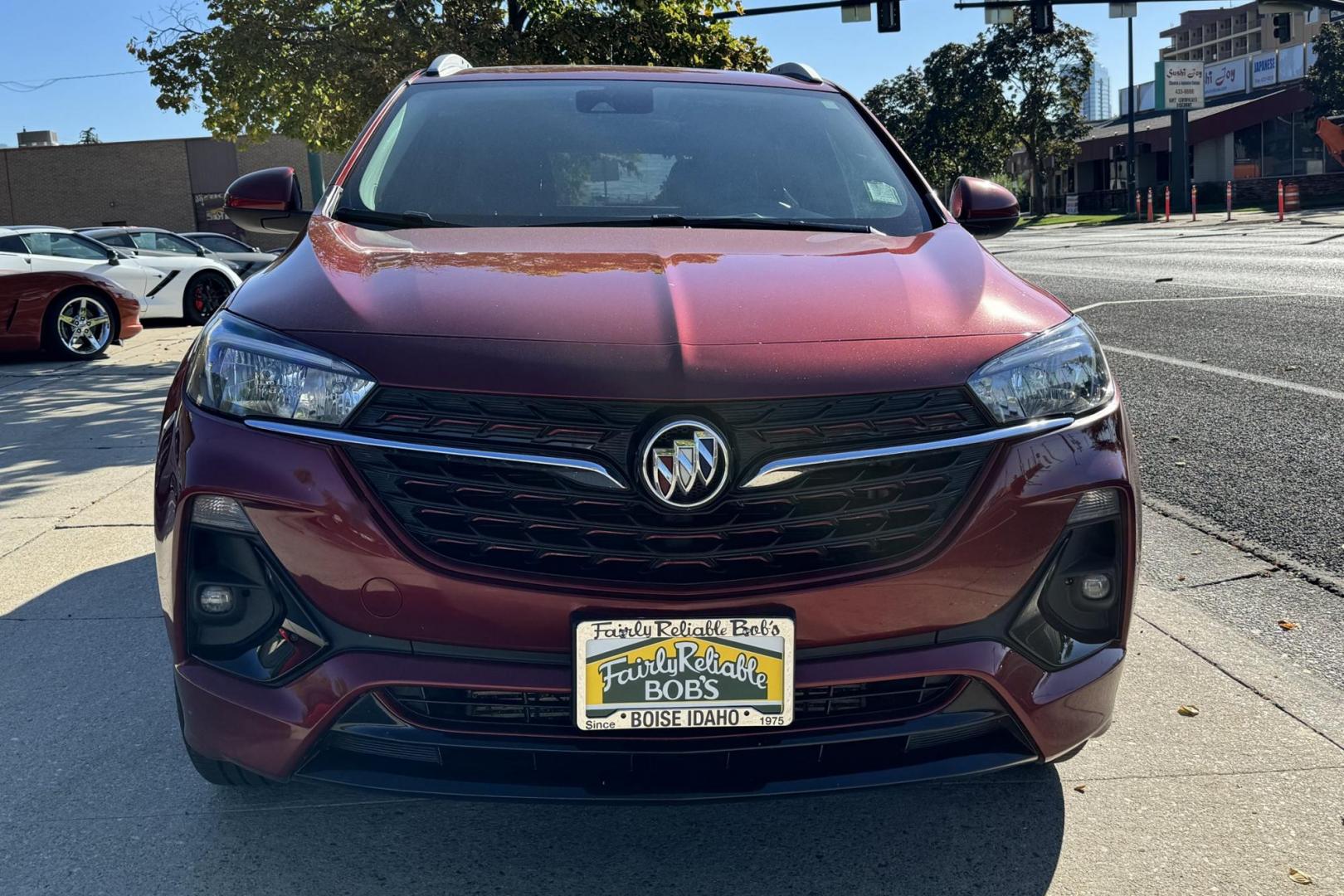 2022 Cinnabar Metallic /Black Buick Encore GX Select (KL4MMESL7NB) with an 3 Cyl 1.3 Liter Turbo engine, Automatic transmission, located at 2304 W. Main St., Boise, ID, 83702, (208) 342-7777, 43.622105, -116.218658 - One Owner Idaho Vehicle! All Wheel Drive! - Photo#3