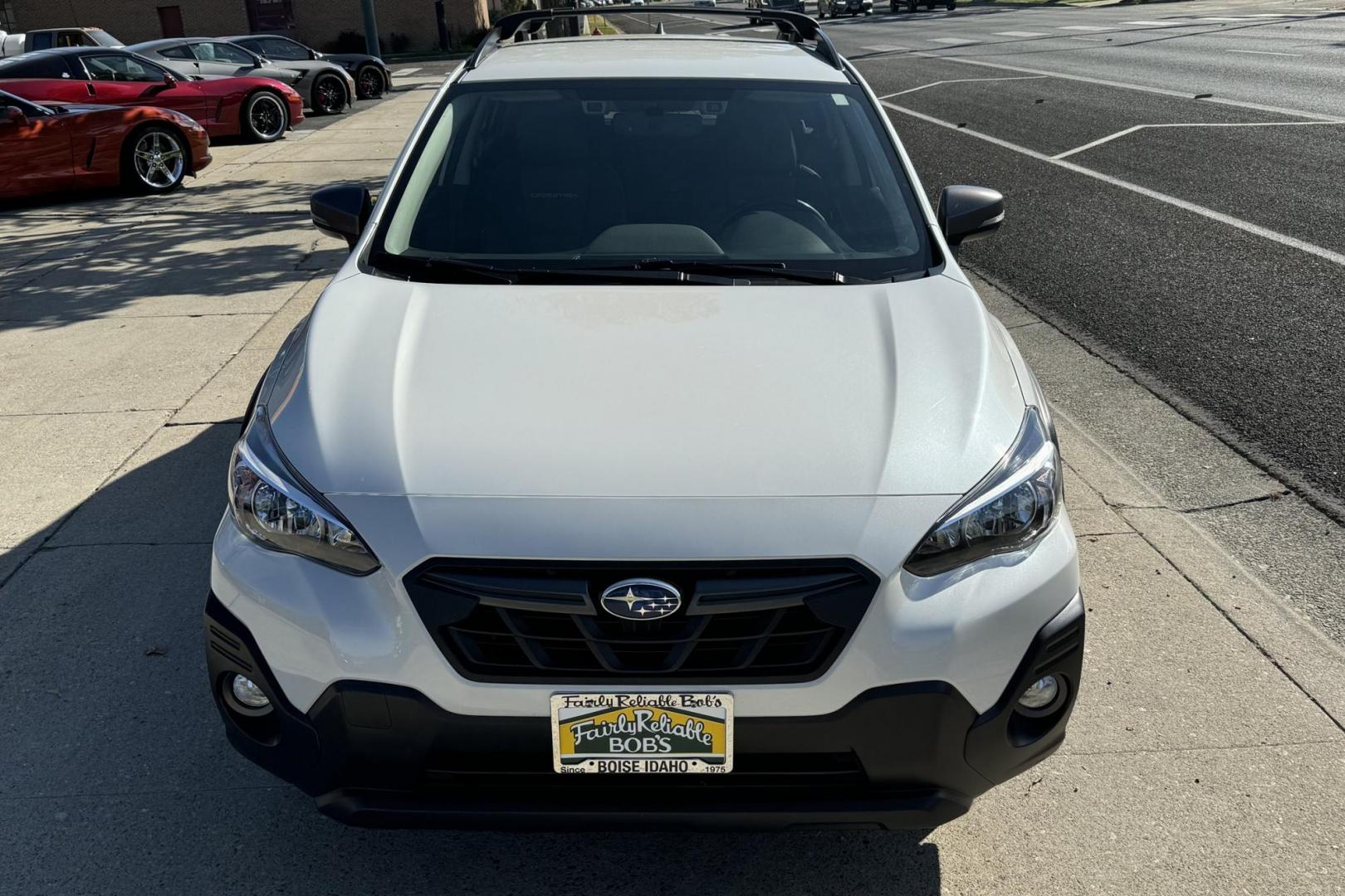 2021 Crystal White Pearl /Black Subaru Crosstrek Sport (JF2GTHRC8MH) with an H4 2.5 Liter engine, Automatic transmission, located at 2304 W. Main St., Boise, ID, 83702, (208) 342-7777, 43.622105, -116.218658 - One Owner Idaho Car! - Photo#3