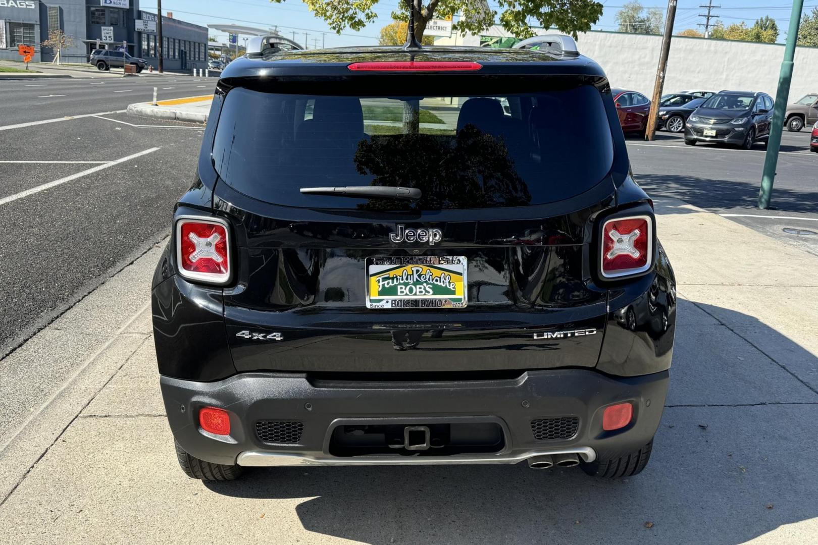 2017 Black /Black Jeep Renegade Limited (ZACCJBDB2HP) with an 4 Cyl 2.4 Liter engine, Automatic 9 Speed transmission, located at 2304 W. Main St., Boise, ID, 83702, (208) 342-7777, 43.622105, -116.218658 - New Tires! Well Optioned Jeep! - Photo#1