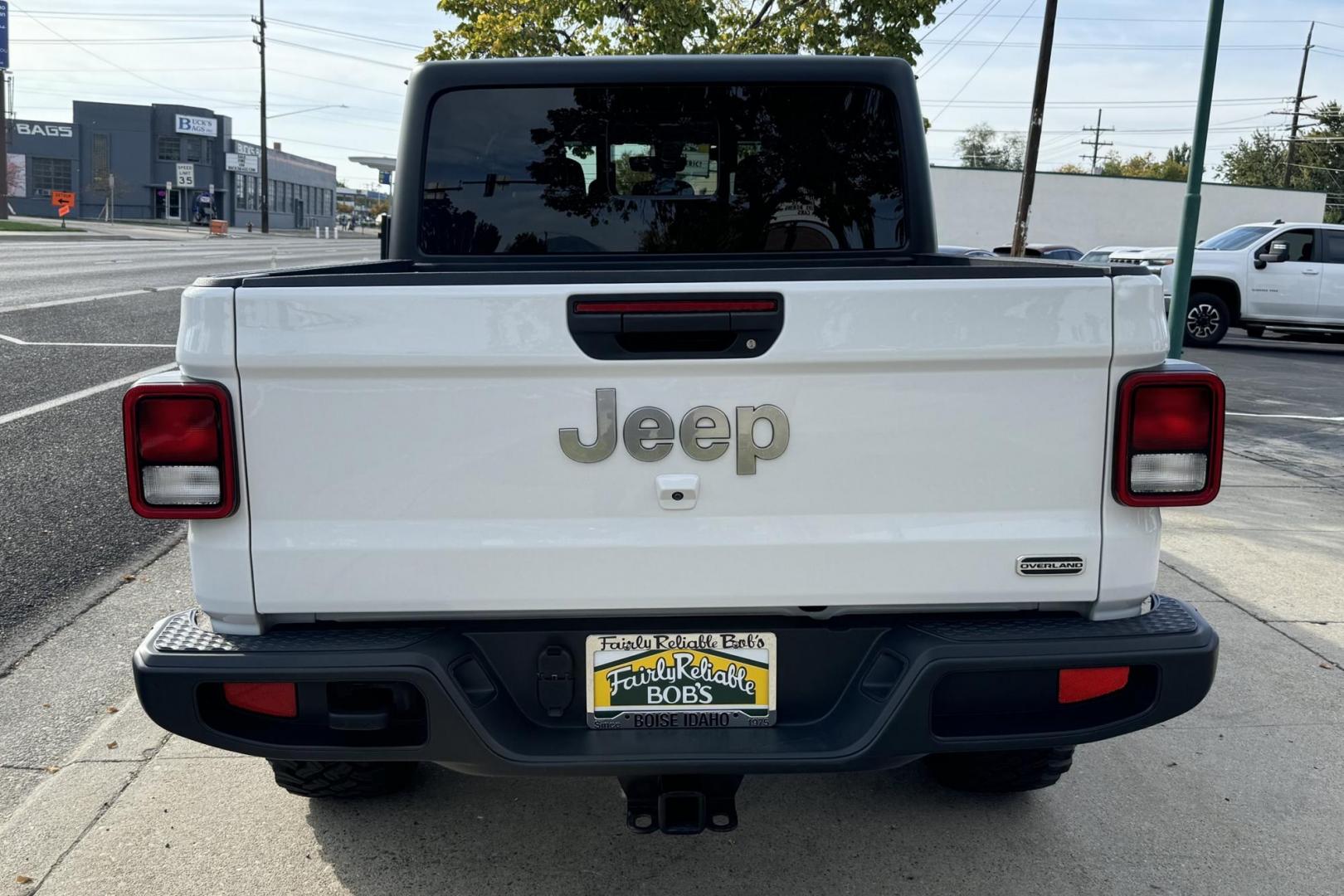 2023 White /Black Jeep Gladiator Overland (1C6HJTFG9PL) with an V6 3.6 Liter engine, Automatic 8 Speed transmission, located at 2304 W. Main St., Boise, ID, 83702, (208) 342-7777, 43.622105, -116.218658 - Photo#1